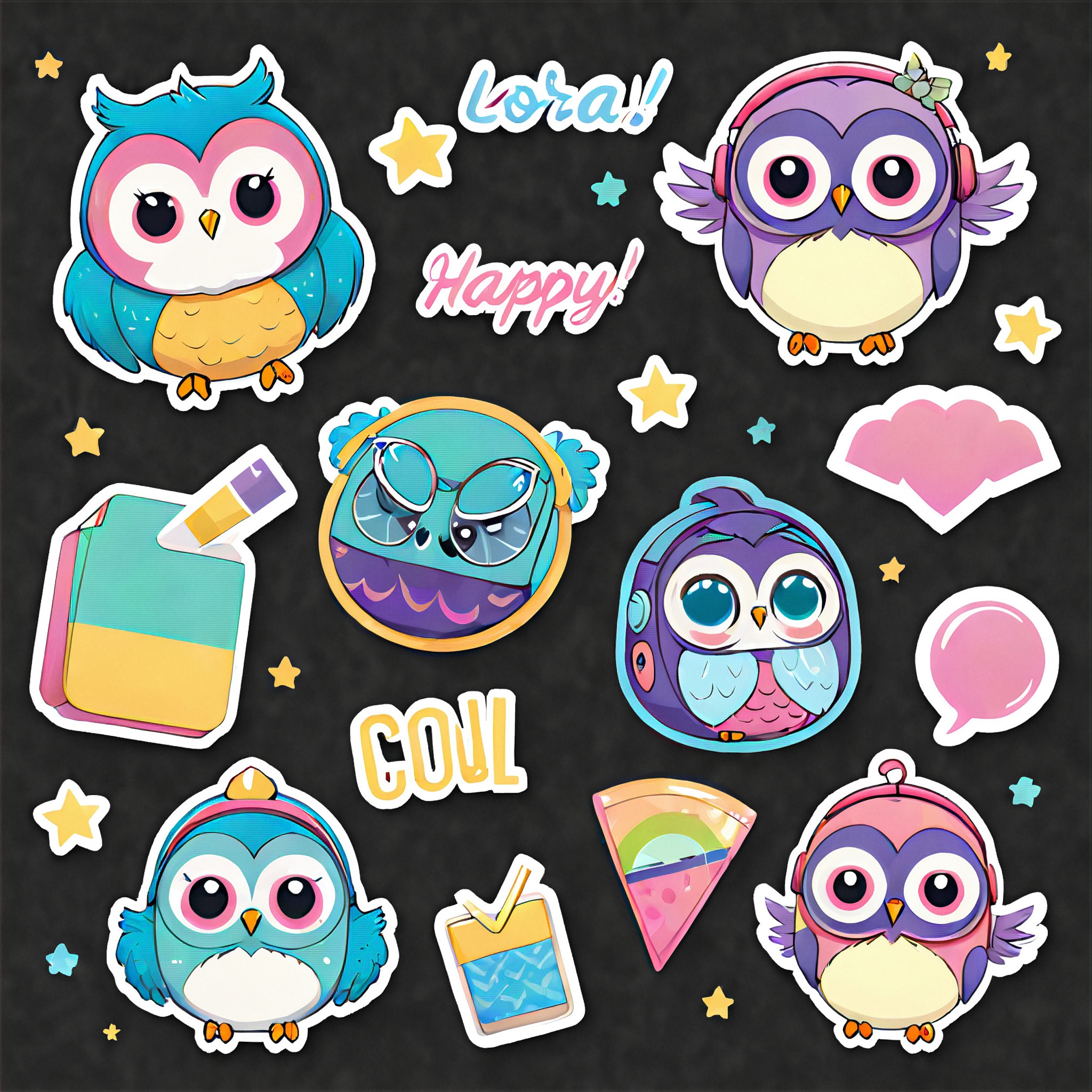 Cartoon Stickers: Generate Cute and Fun Images in Painting, Anime, and ...