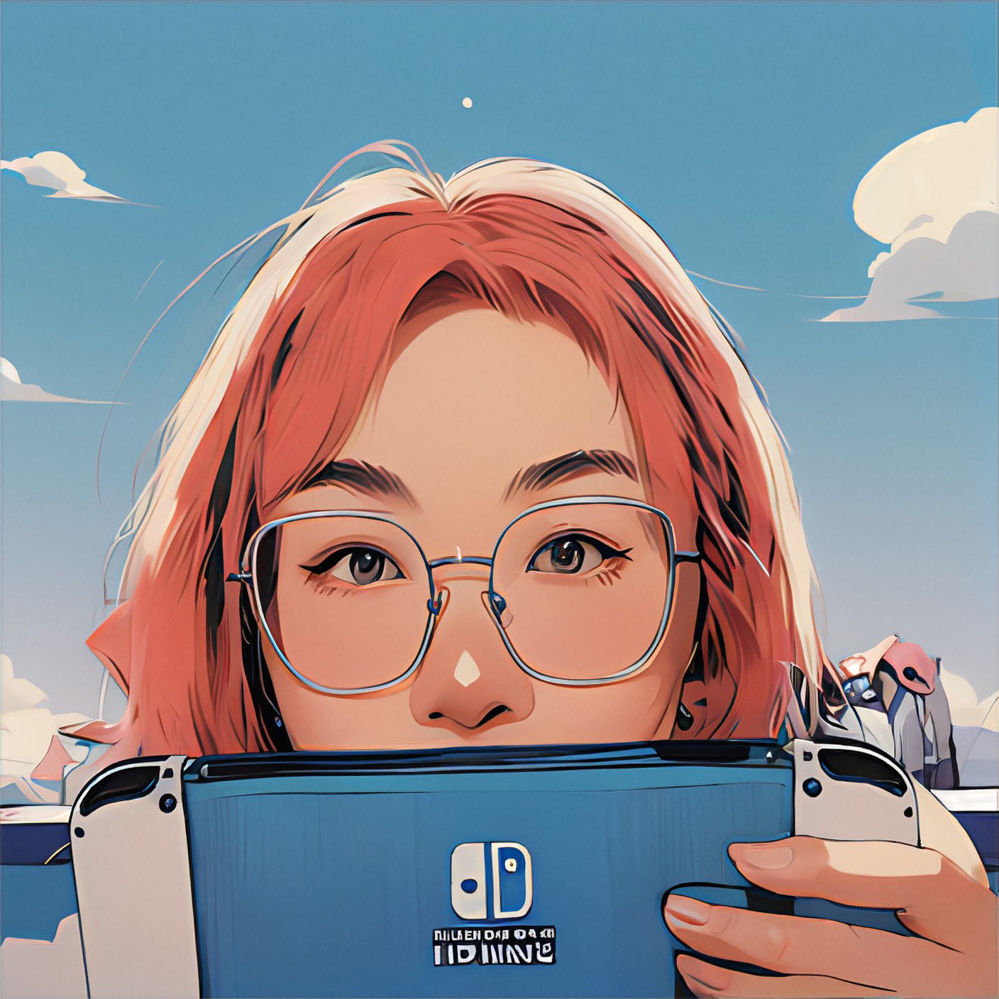 90s Retro Comic Girl