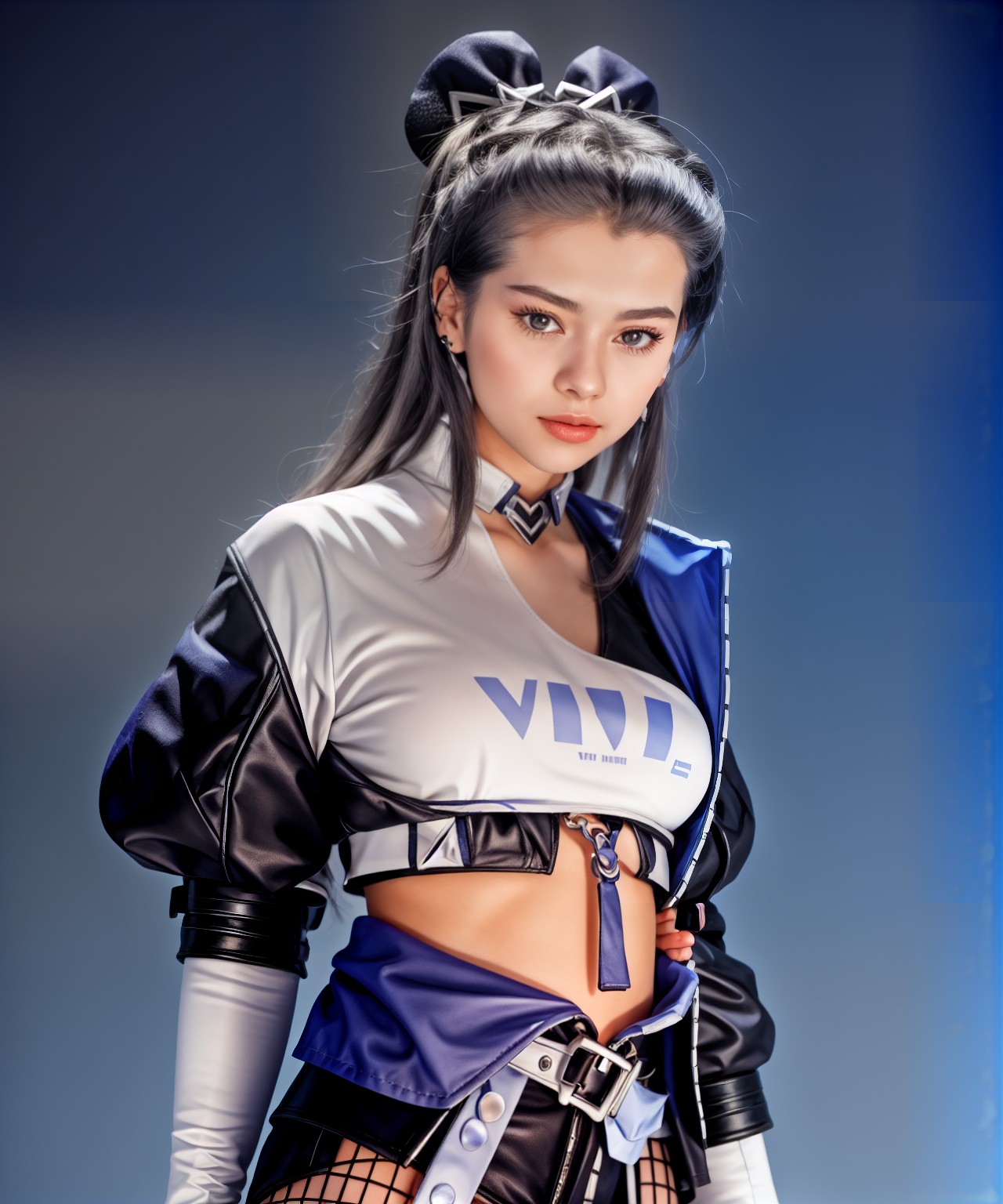 a1.art-generated Silver Shorts image