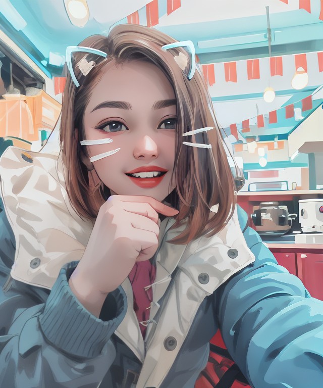 Character photo animation image