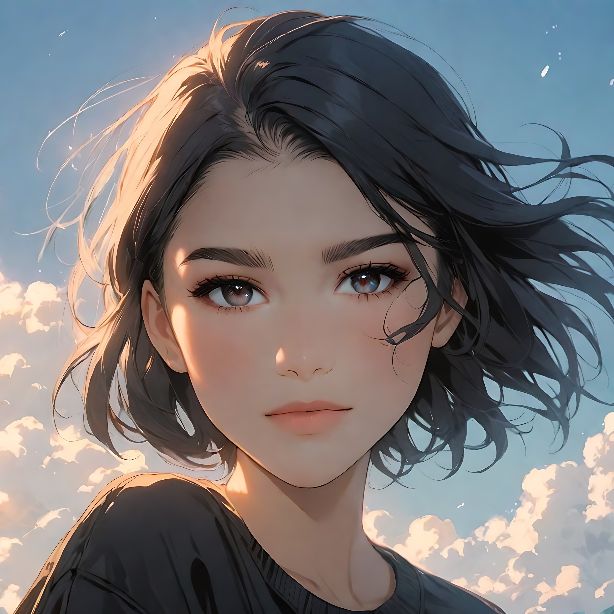Cartoon Couple Avatar (female) image