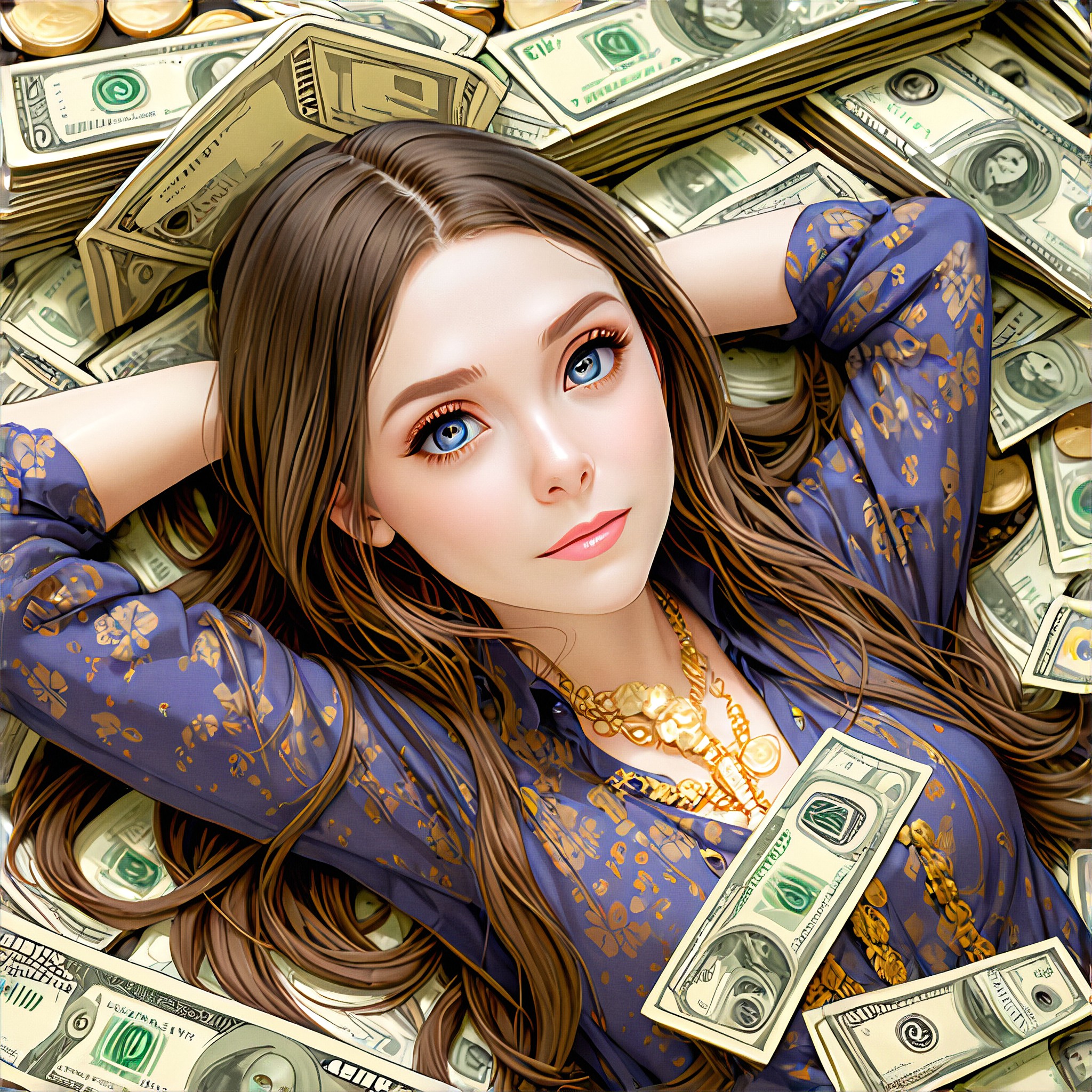AI Wealthy art generator