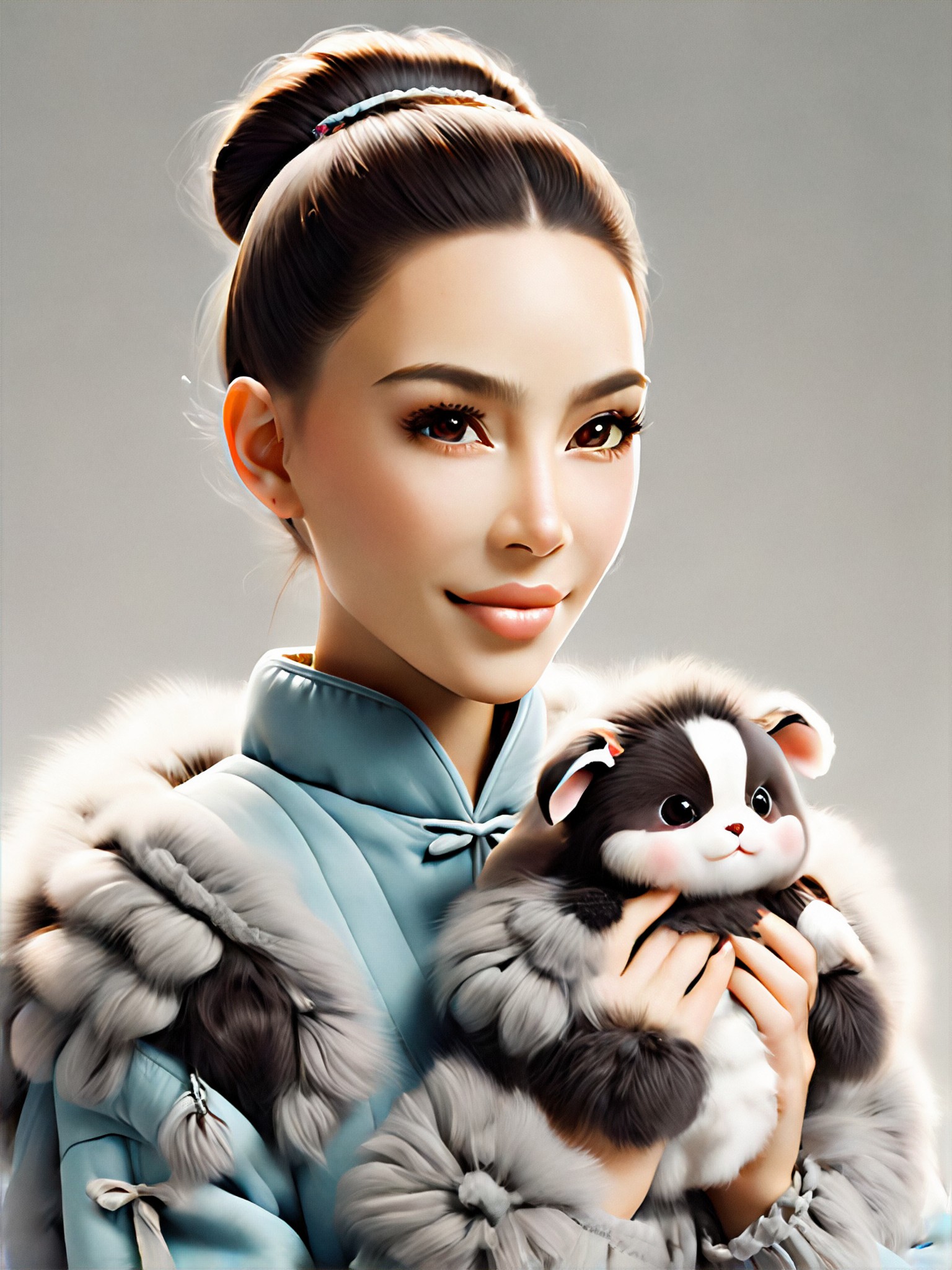 Fluffy Style, Luxurious style, Retro Comics (details upgraded)