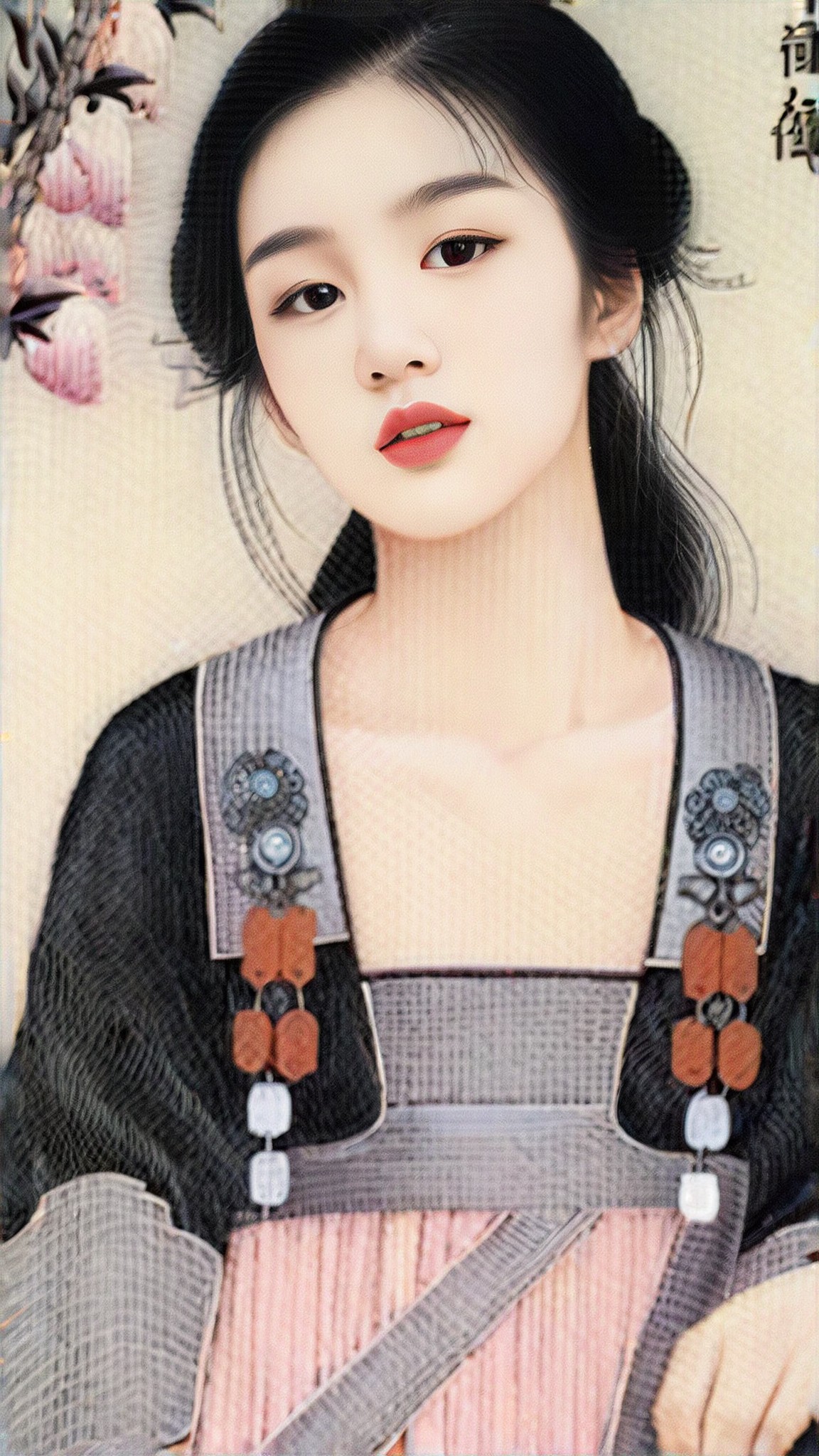 The Girl in Gongbi Painting Chinese Painting image
