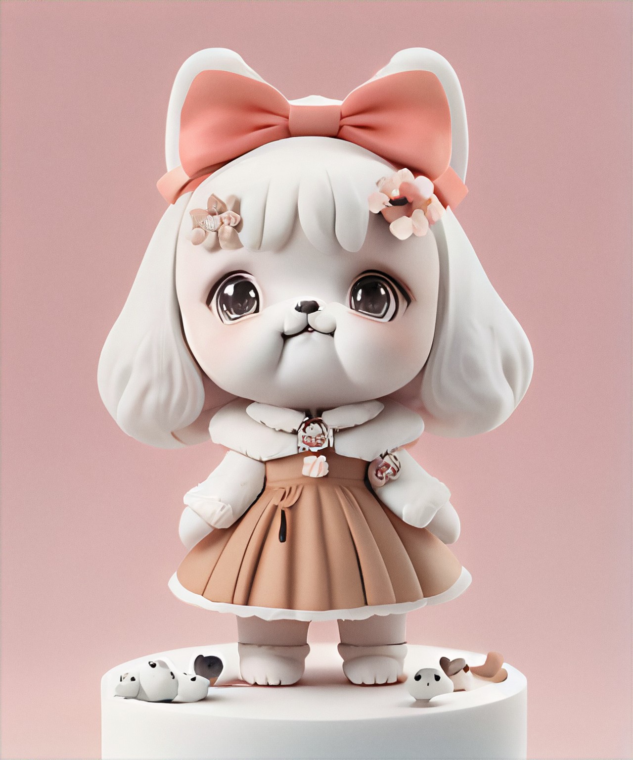 Q version pet figurine image