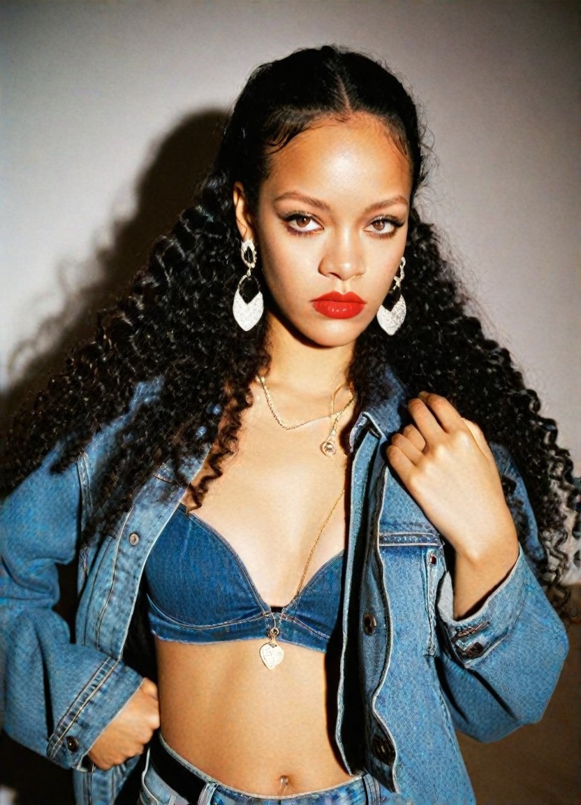 a1.art-generated Denim Shorts image