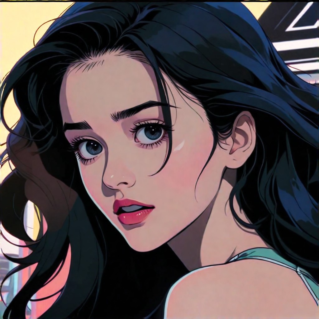 Retro Comic Girl image