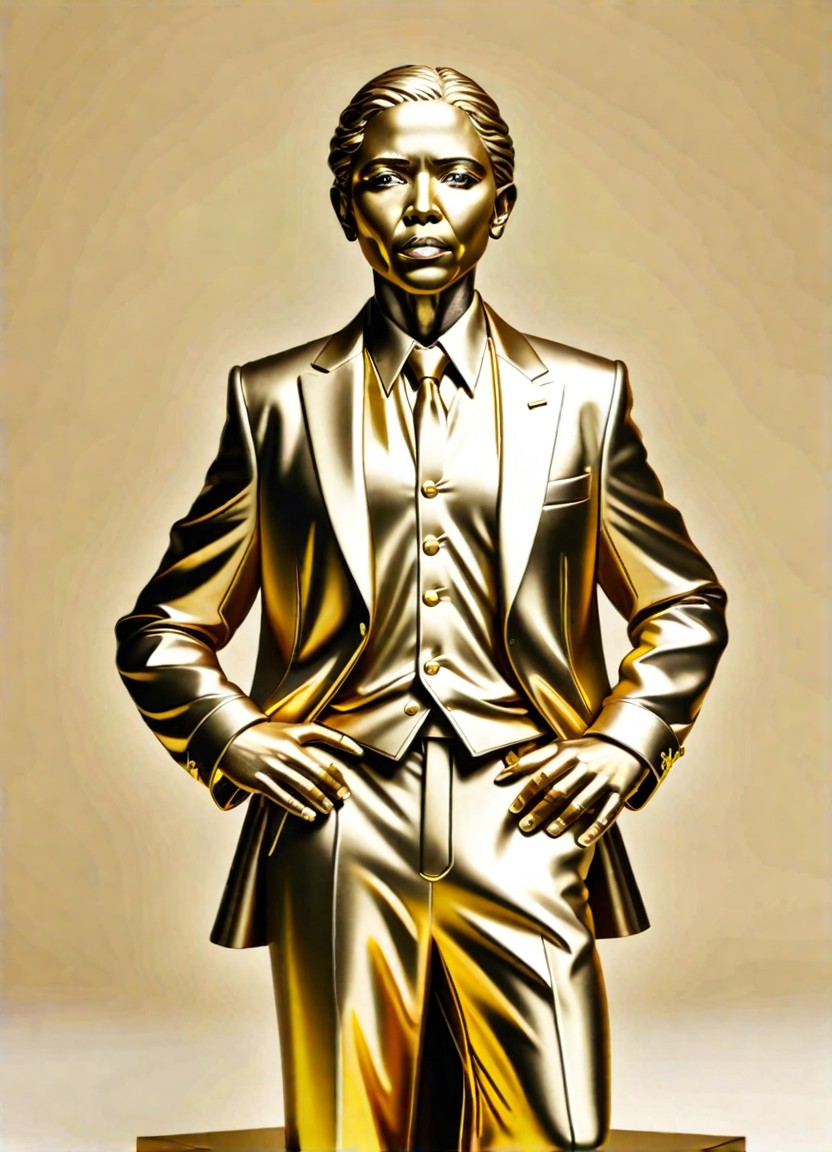 AI Metallic Buckles art generator
