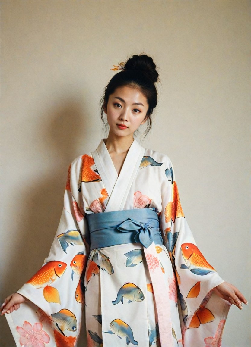 a1.art-generated Japanese Kimono image