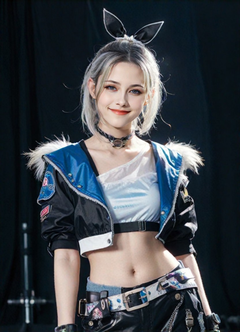 a1.art-generated Silver Shorts image