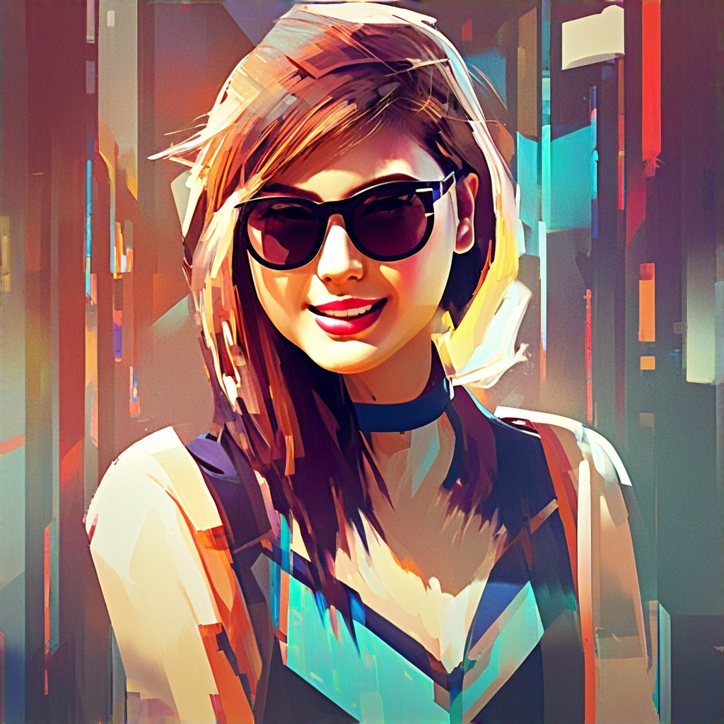 Realistic Painting, Two color vector illustration