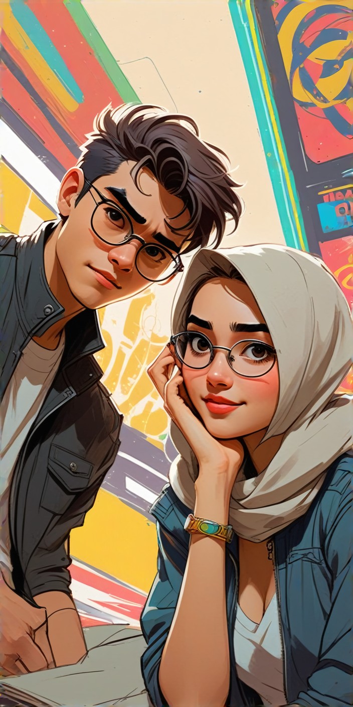 Realistic Painting, Inkpunk, 90's Retro Comics, Cute Doodle, Cute Style, pop art, Chroma Realistic, Ghibli Style, Konzeptkunst