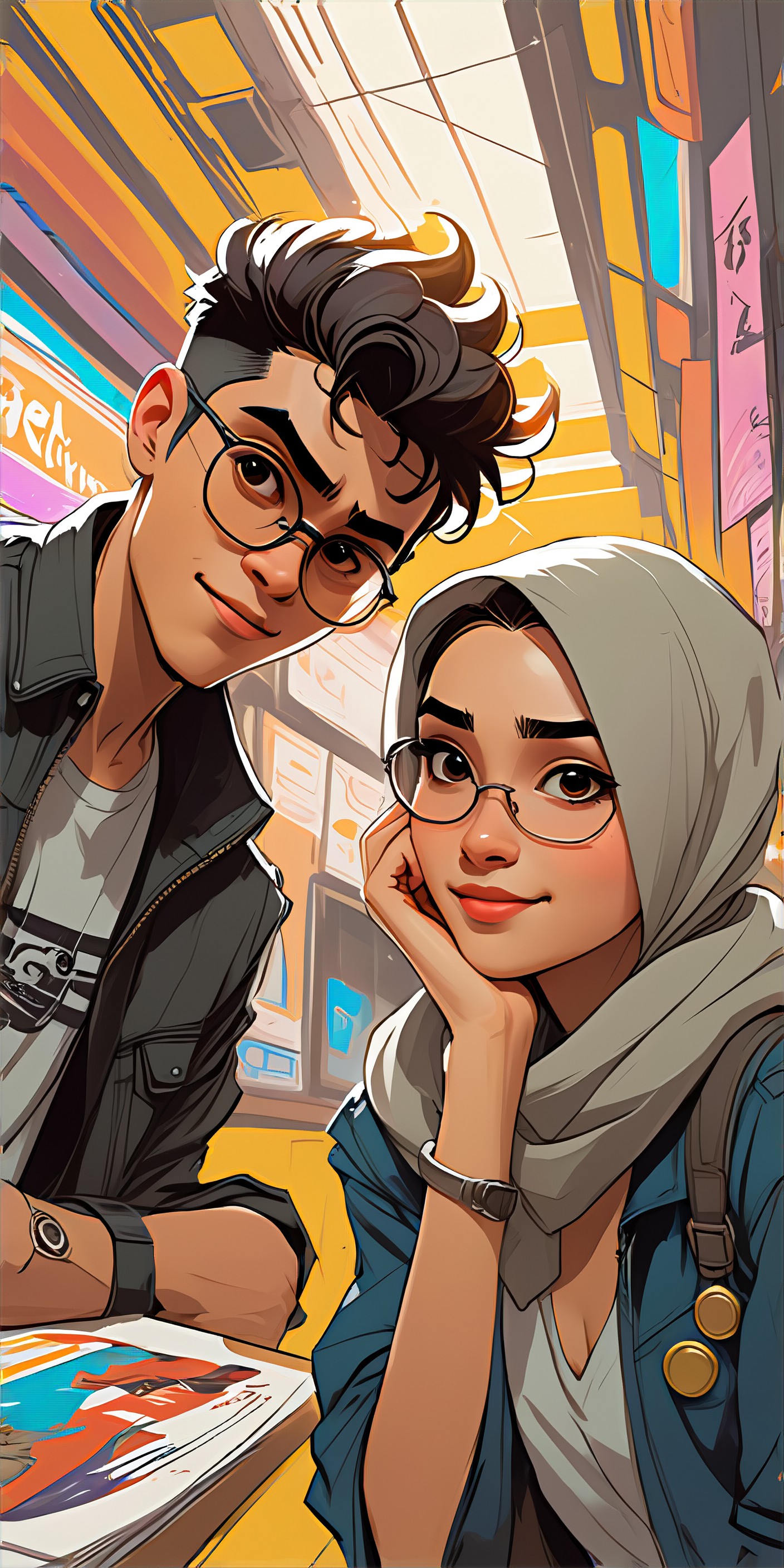 Realistic Painting, Inkpunk, 90's Retro Comics, Cute Doodle, Cute Style, pop art, Chroma Realistic, Ghibli Style, Konzeptkunst