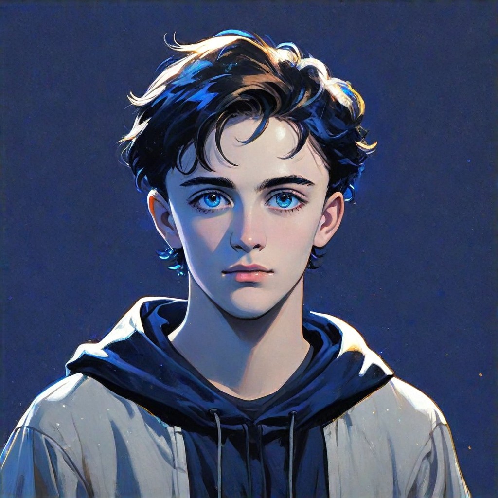 a1.art-generated Blue Headband image