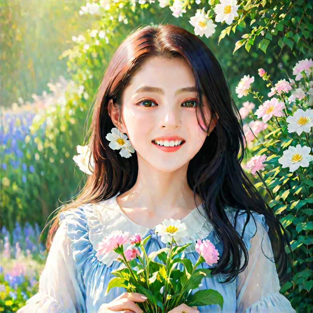 AI Flower Garden art generator
