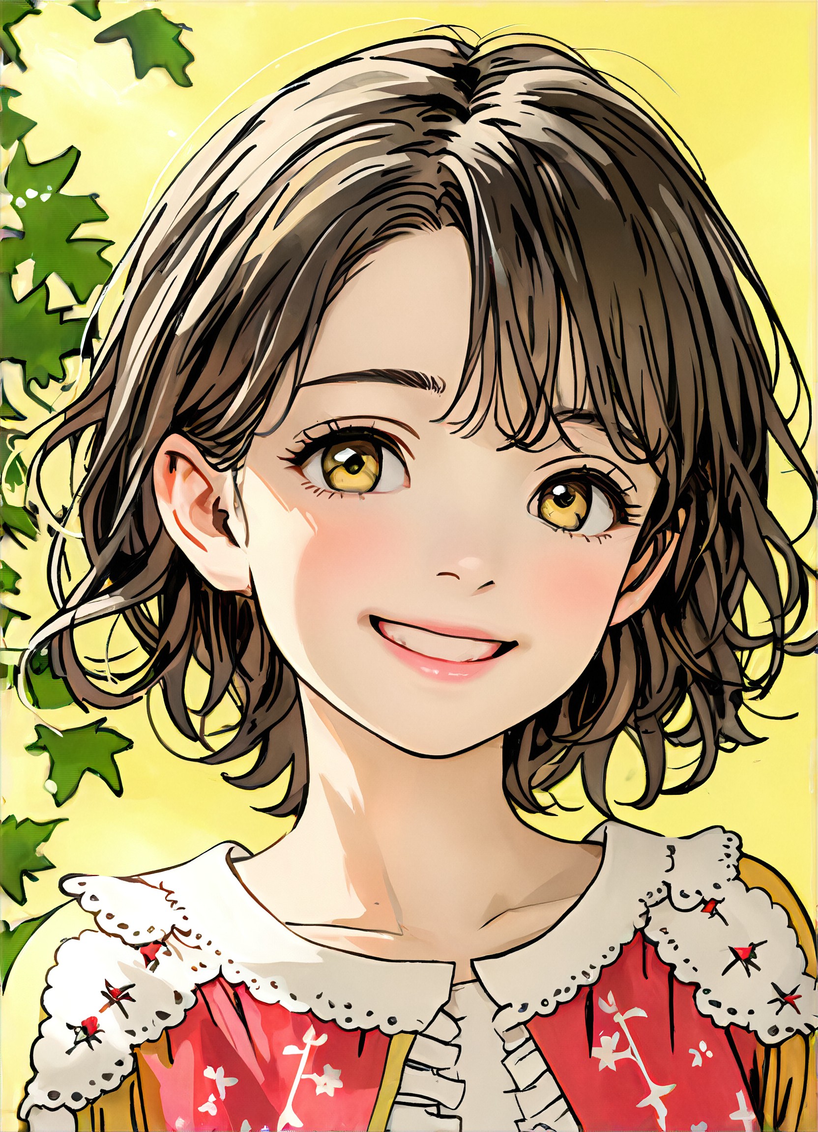 Realistic Painting, Anime Character Collection, Thick line illustration, Pencil sketch