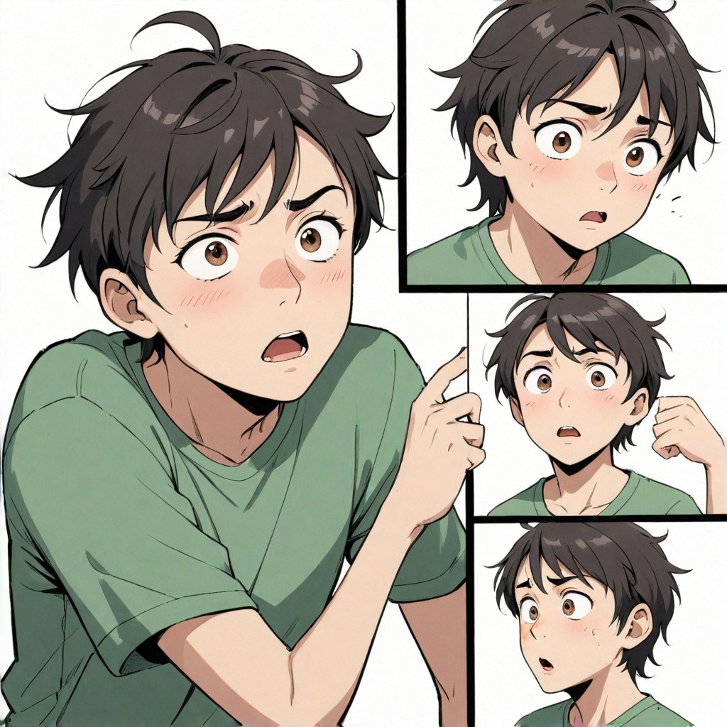 AI Contrasting Emotions art generator