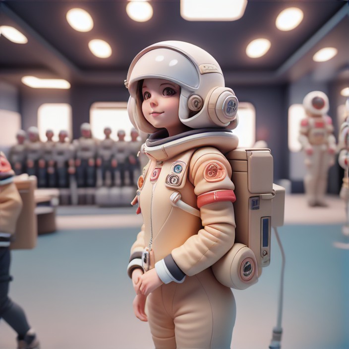 Cute space suit image