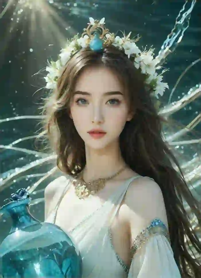 a1.art-generated Water Droplets image