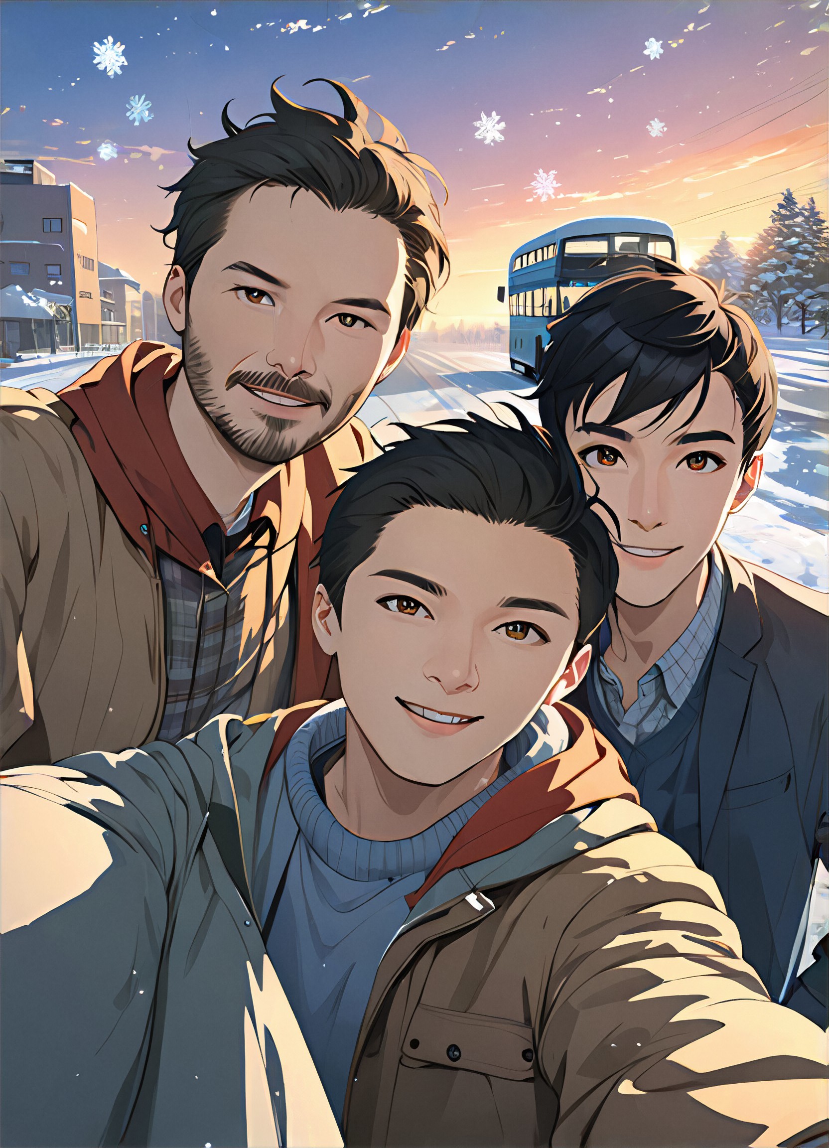 a1.art-generated Three Friends image