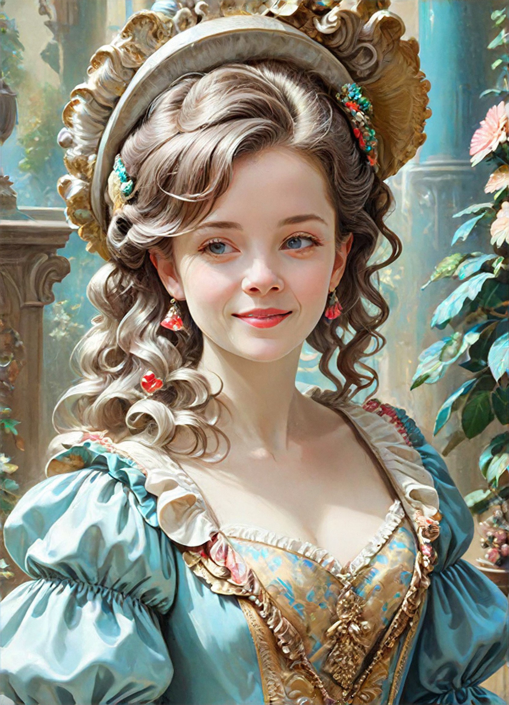 Rococo Portrait of Lady image