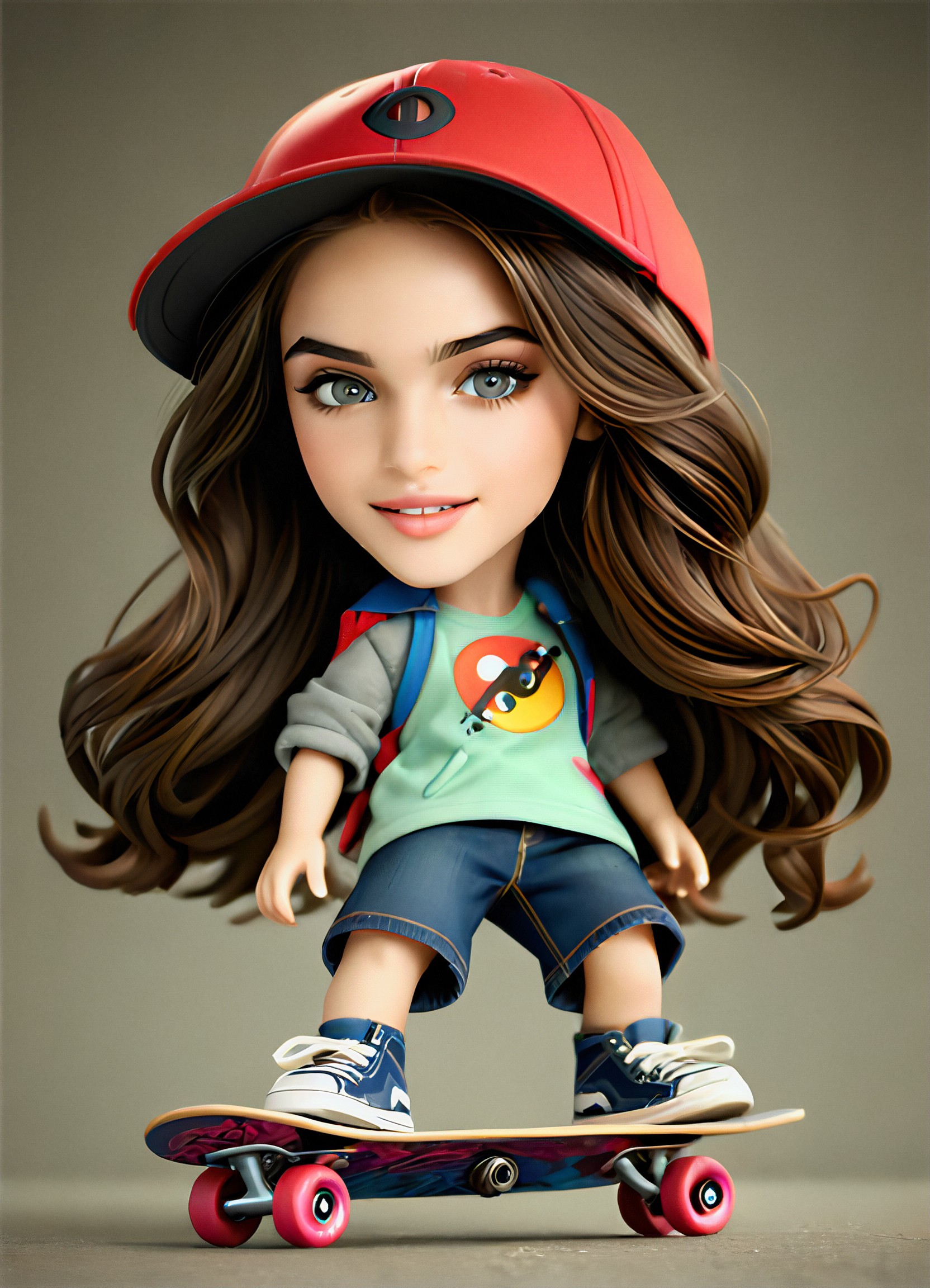 AI Skateboarding art generator