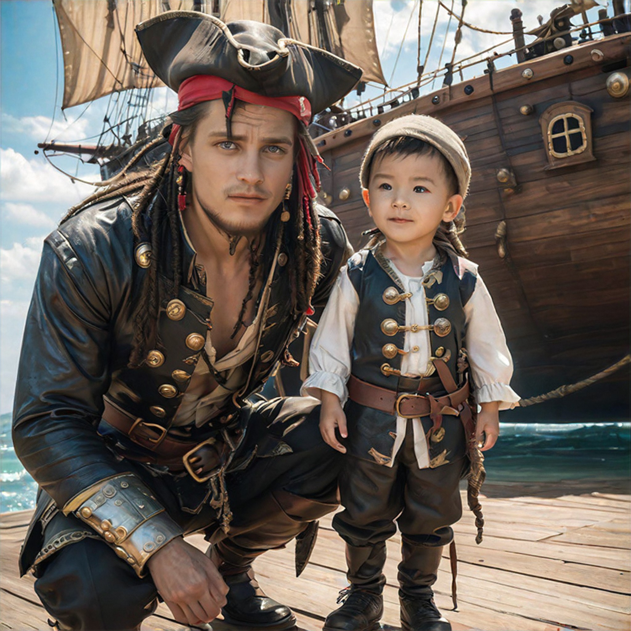 a1.art-generated Mother And Two Sons image