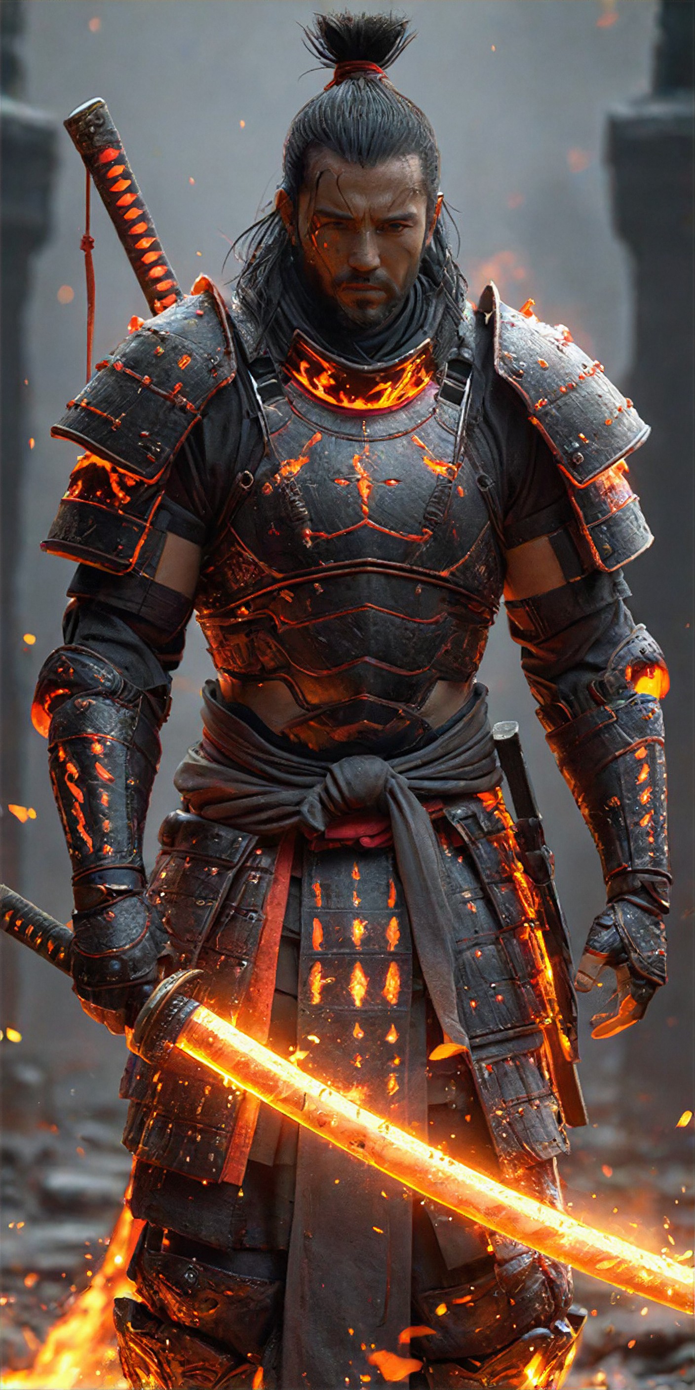 AI Embossed Armor art generator
