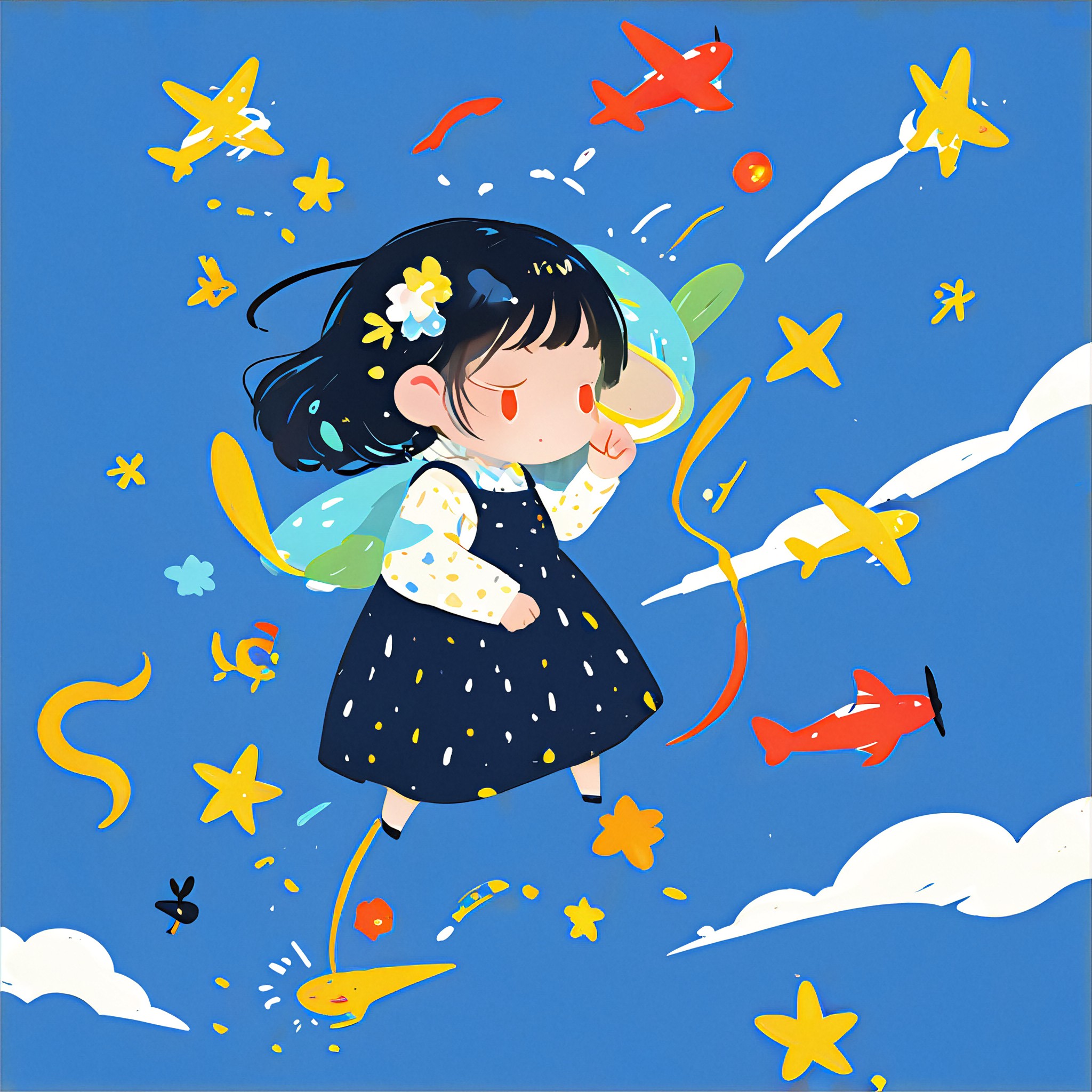 Take a plane to the sky image