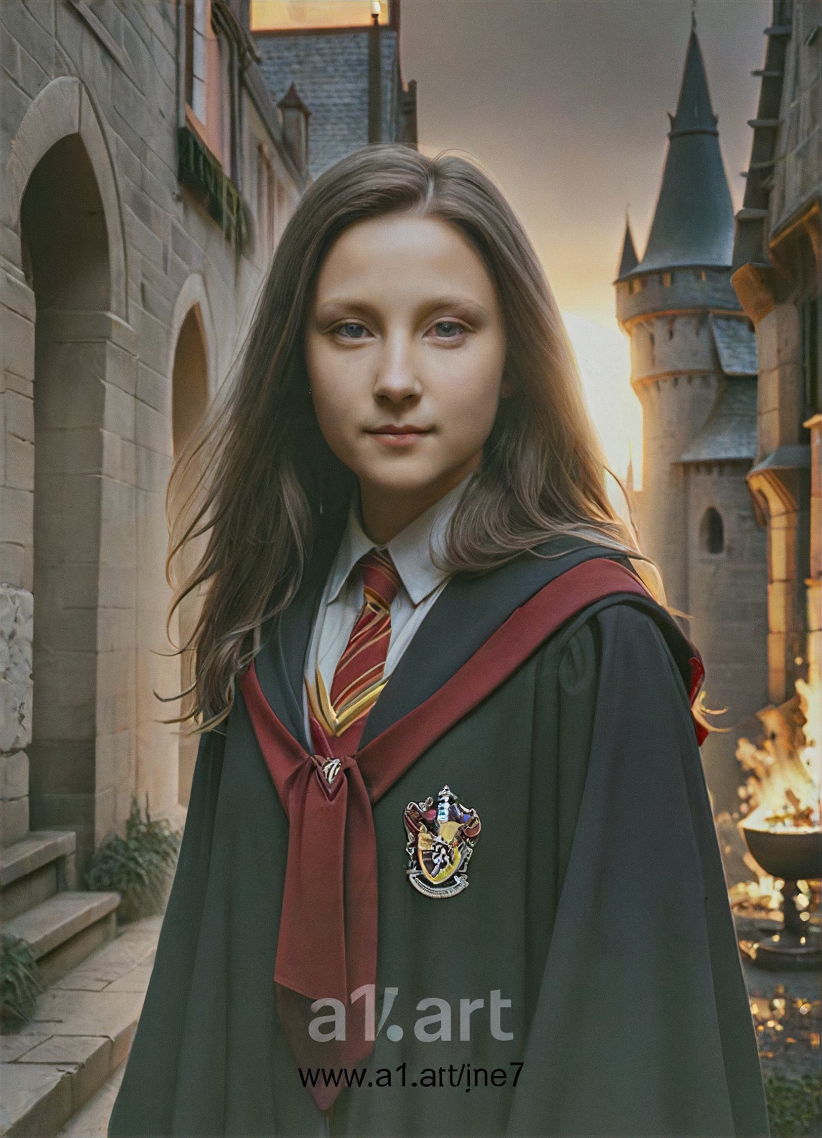 AI Gryffindor art generator