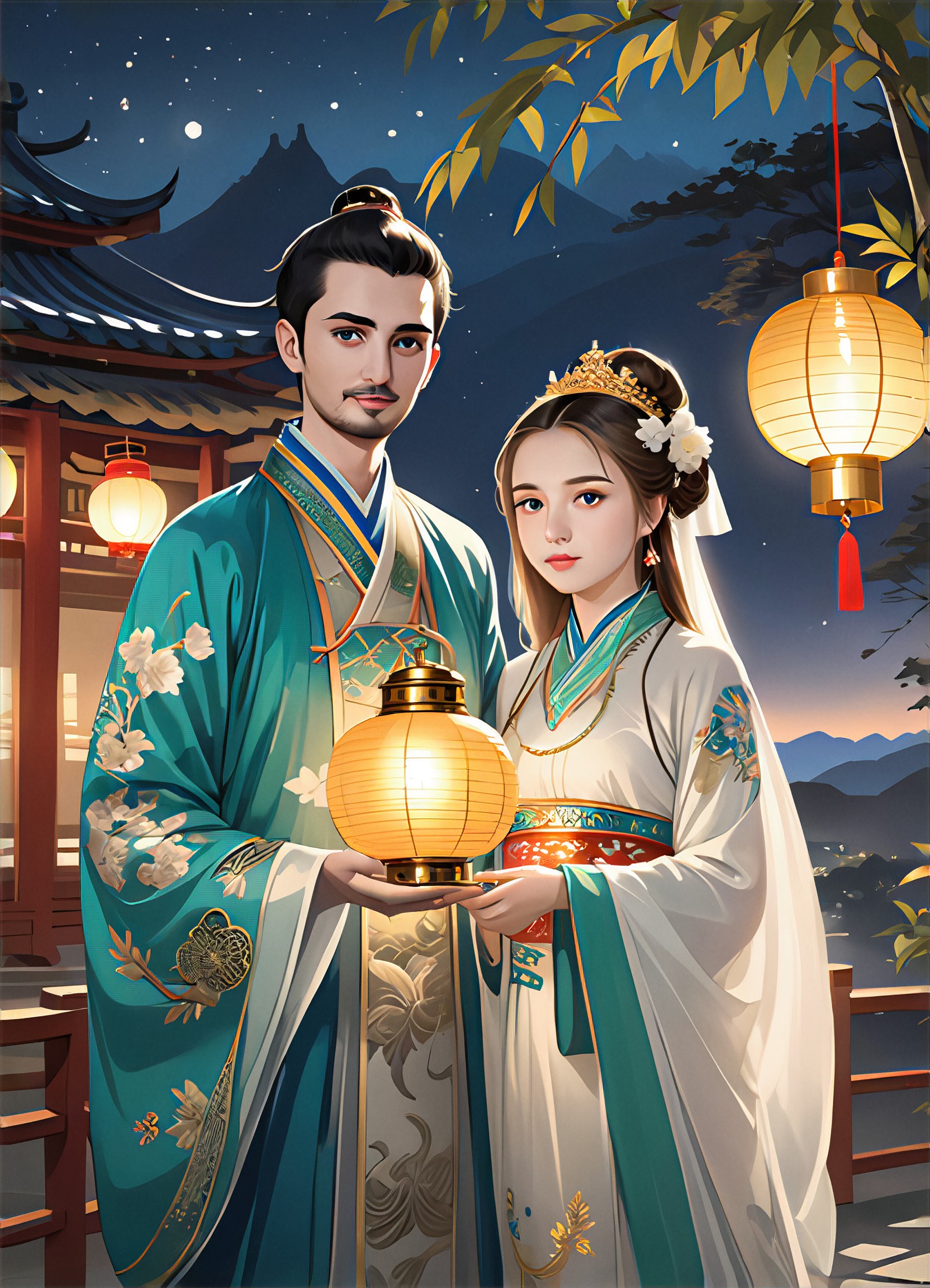 AI Qixi art generator