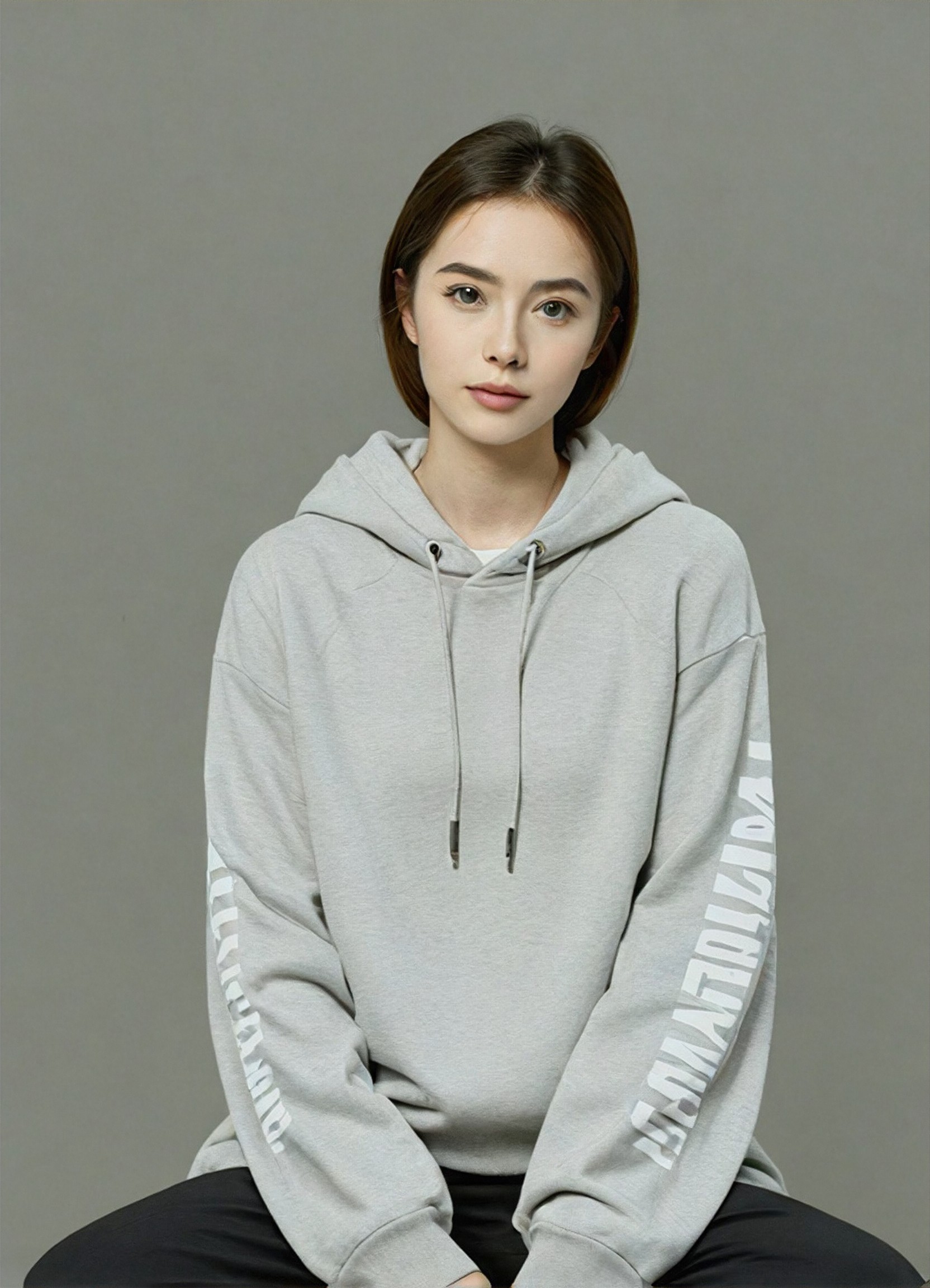 a1.art-generated Gray Hoodie image