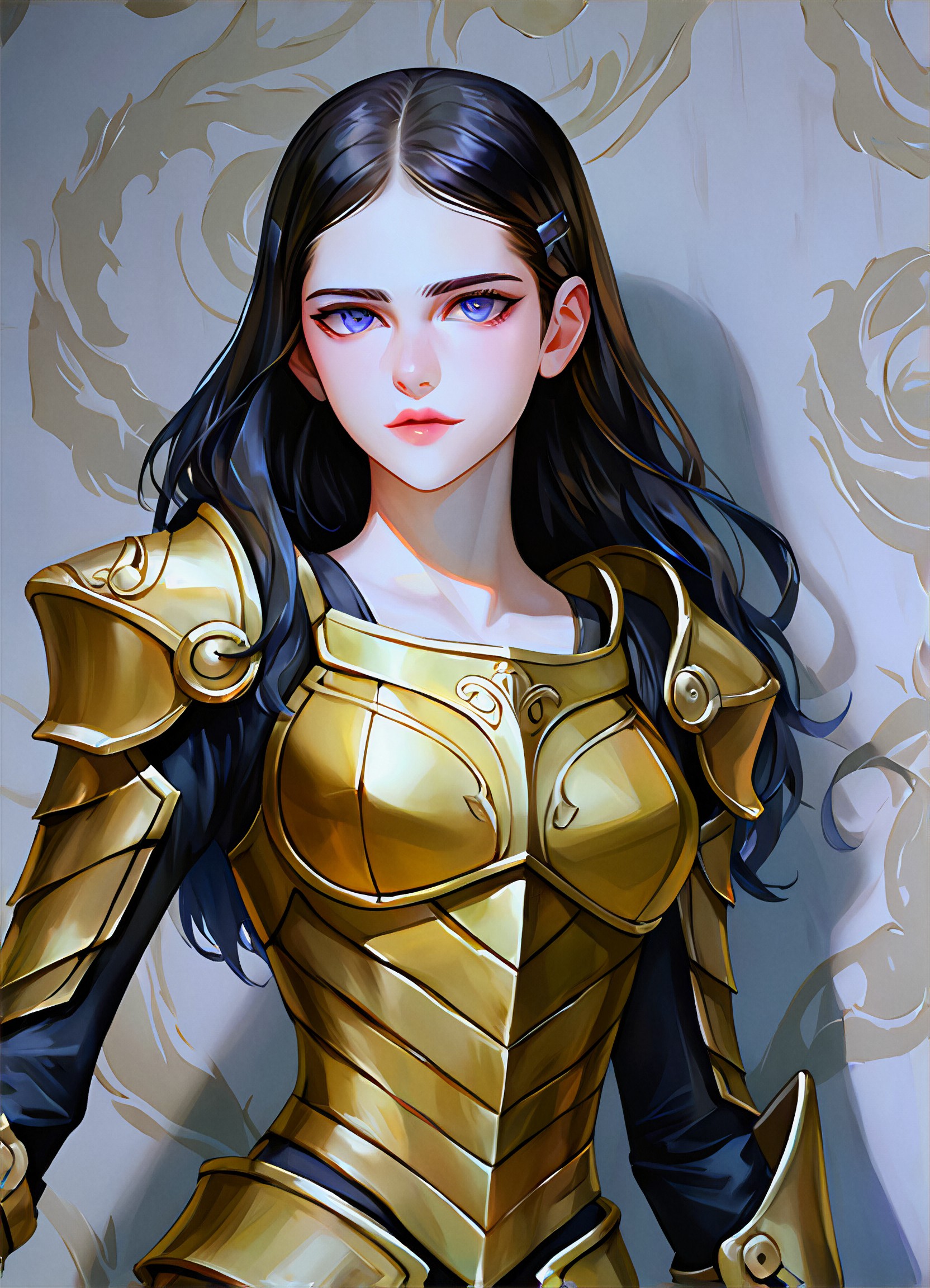 a1.art-generated Golden Armor image