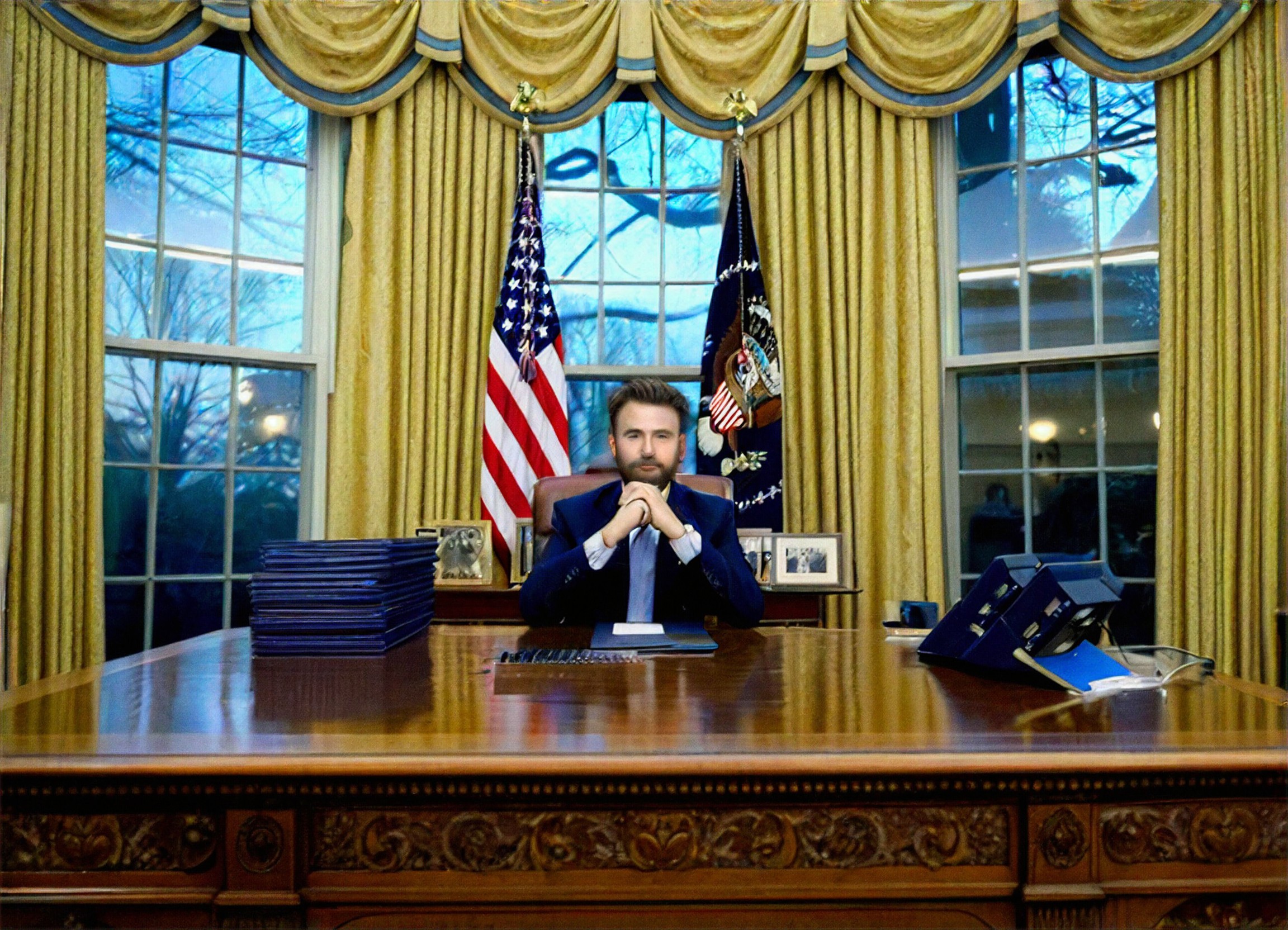 a1.art-generated Presidential Desk image