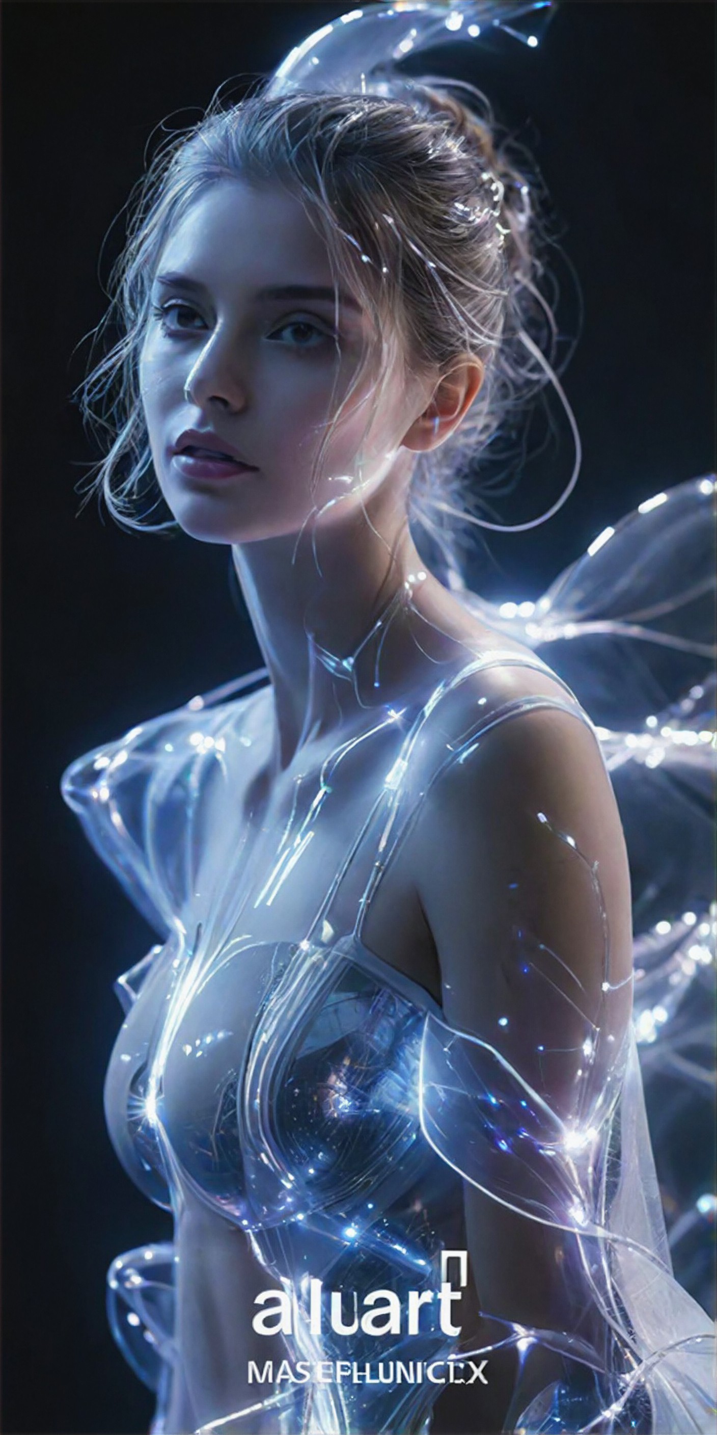 a1.art-generated Glowing Particles image