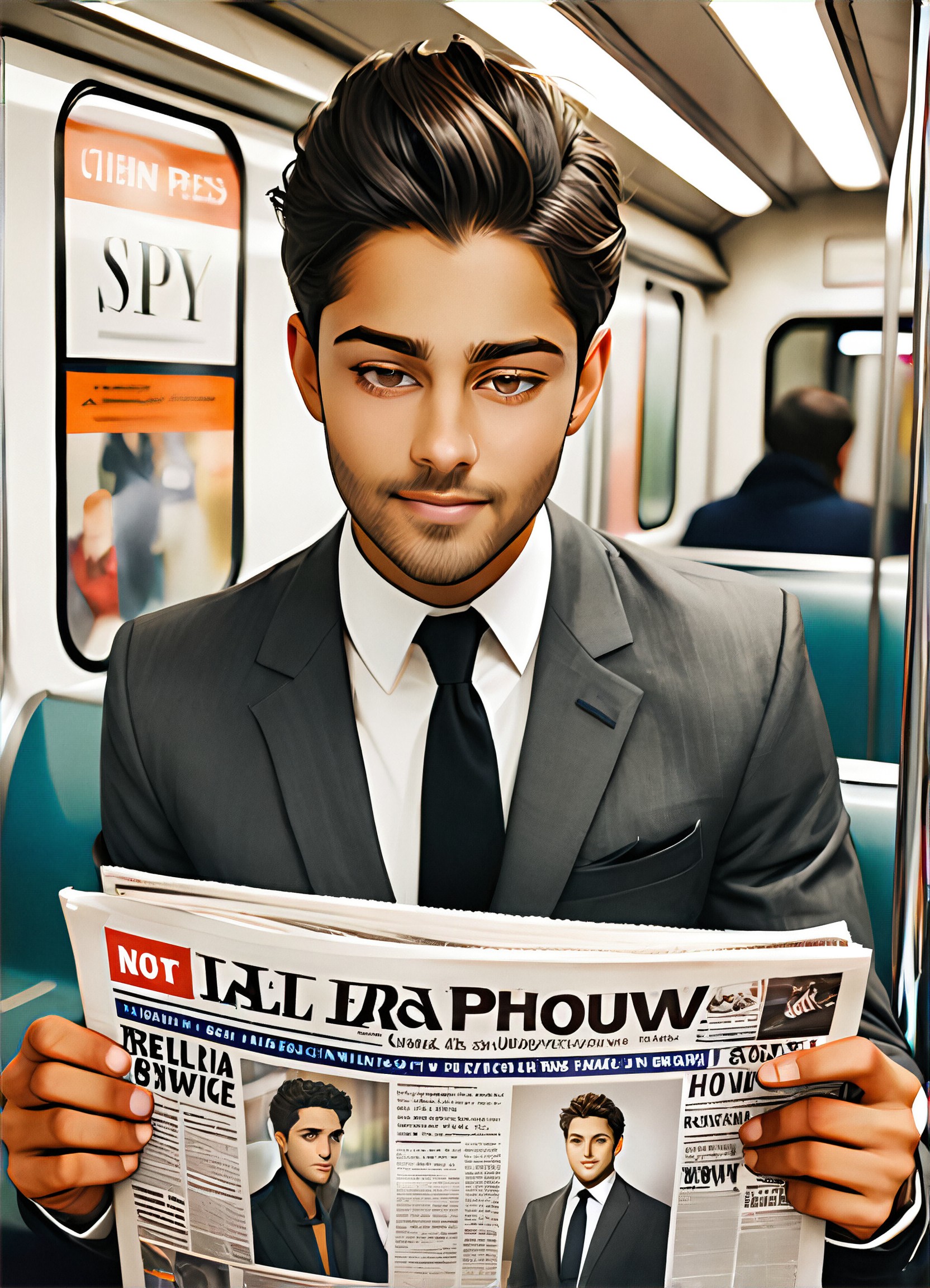 a1.art-generated Person Reading image