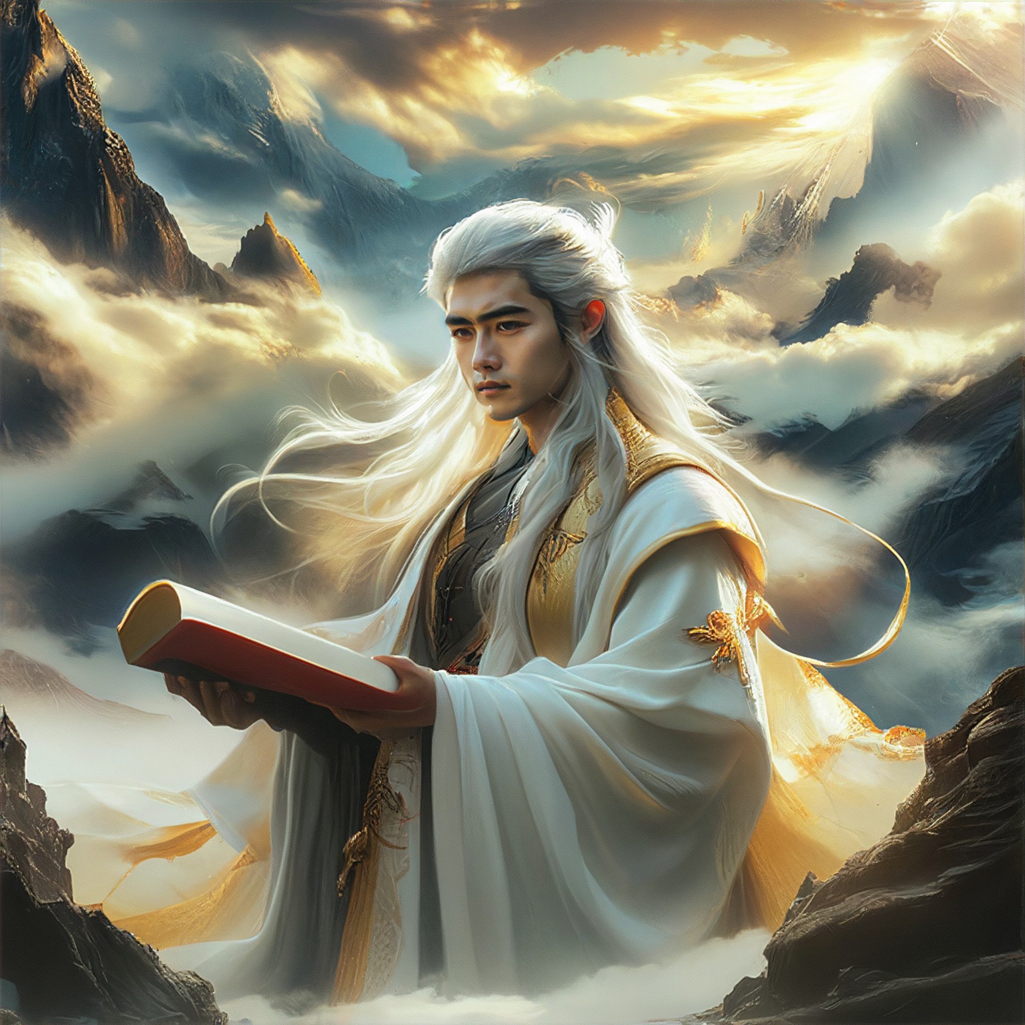 a1.art-generated Jiang Ziya image