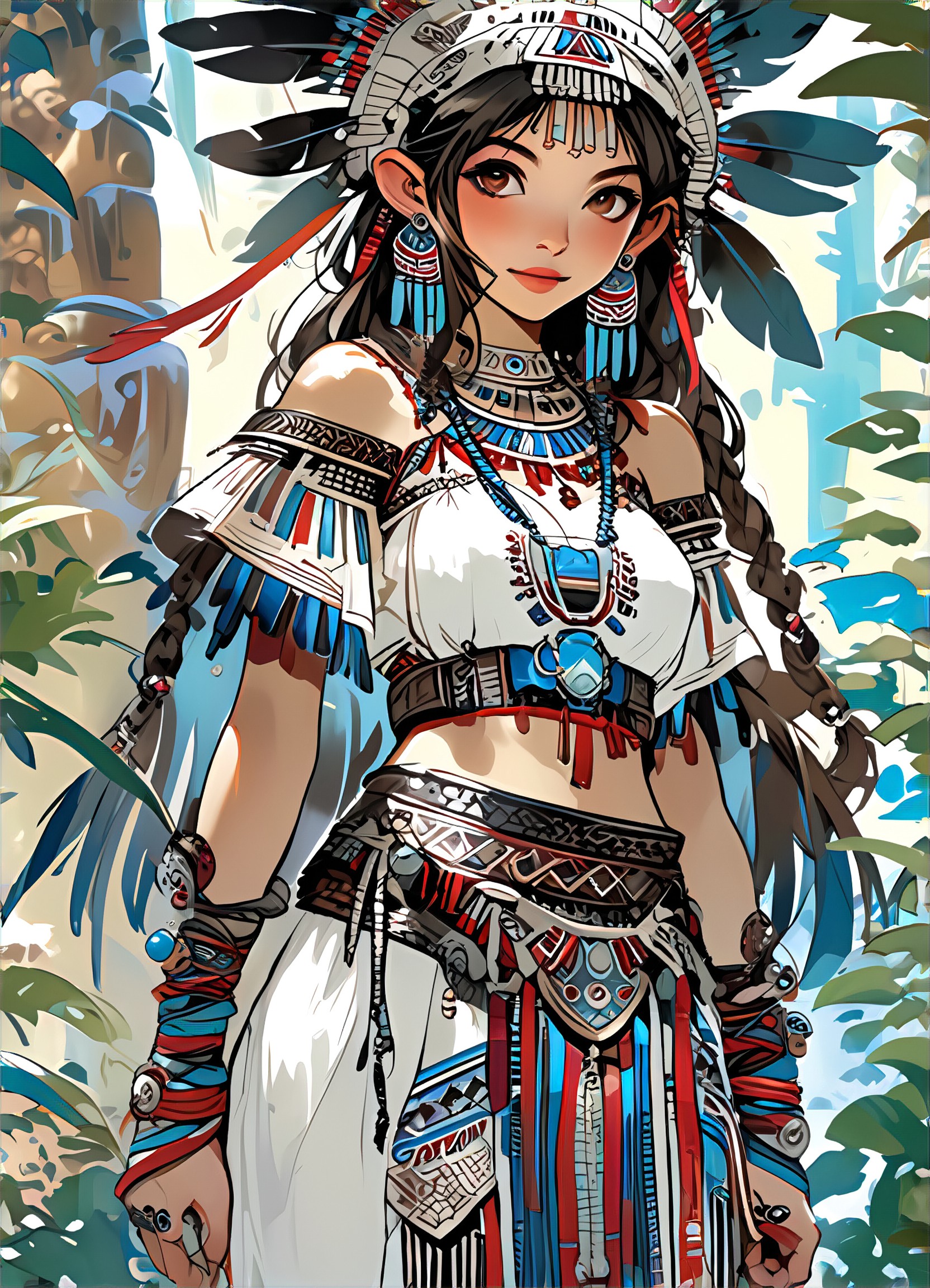 AI Mayan Mythology art generator