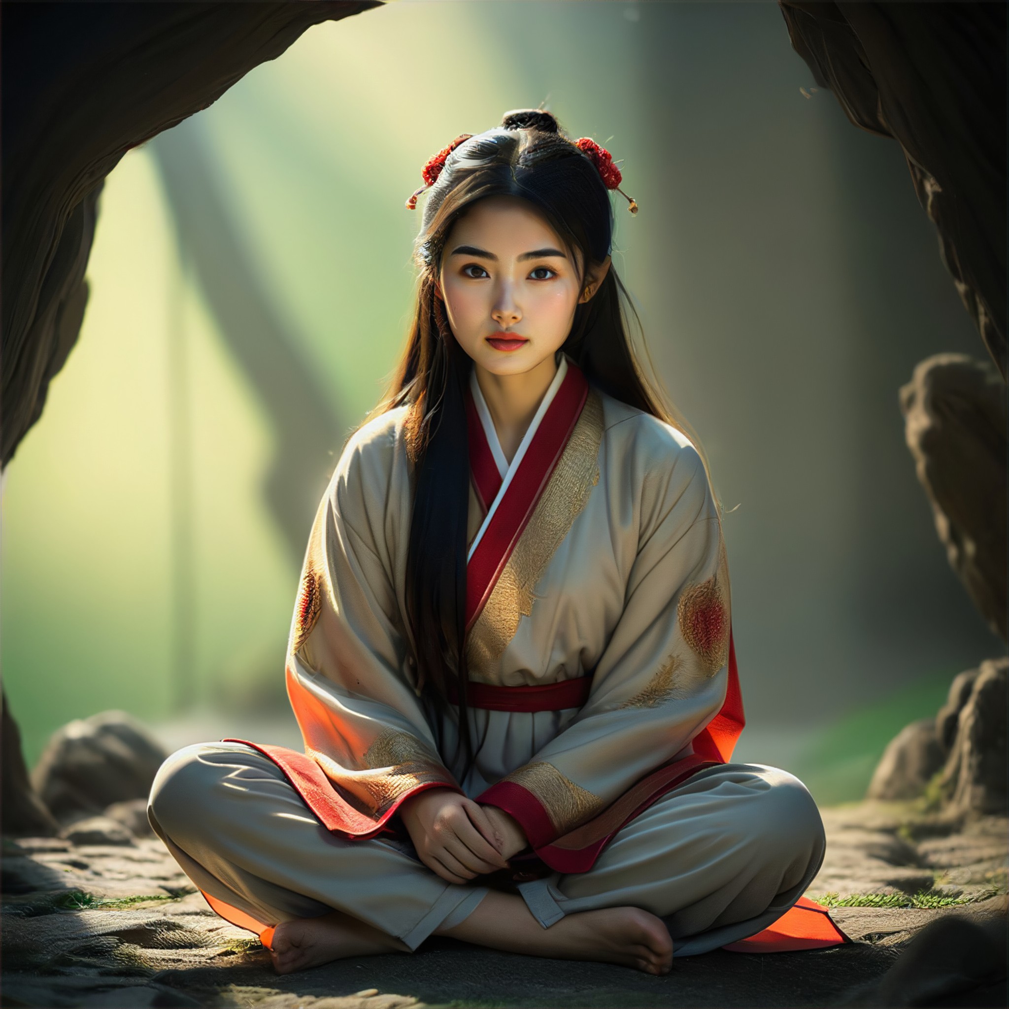 TGG Tianti Mountain Grottoes - Cave Girls image