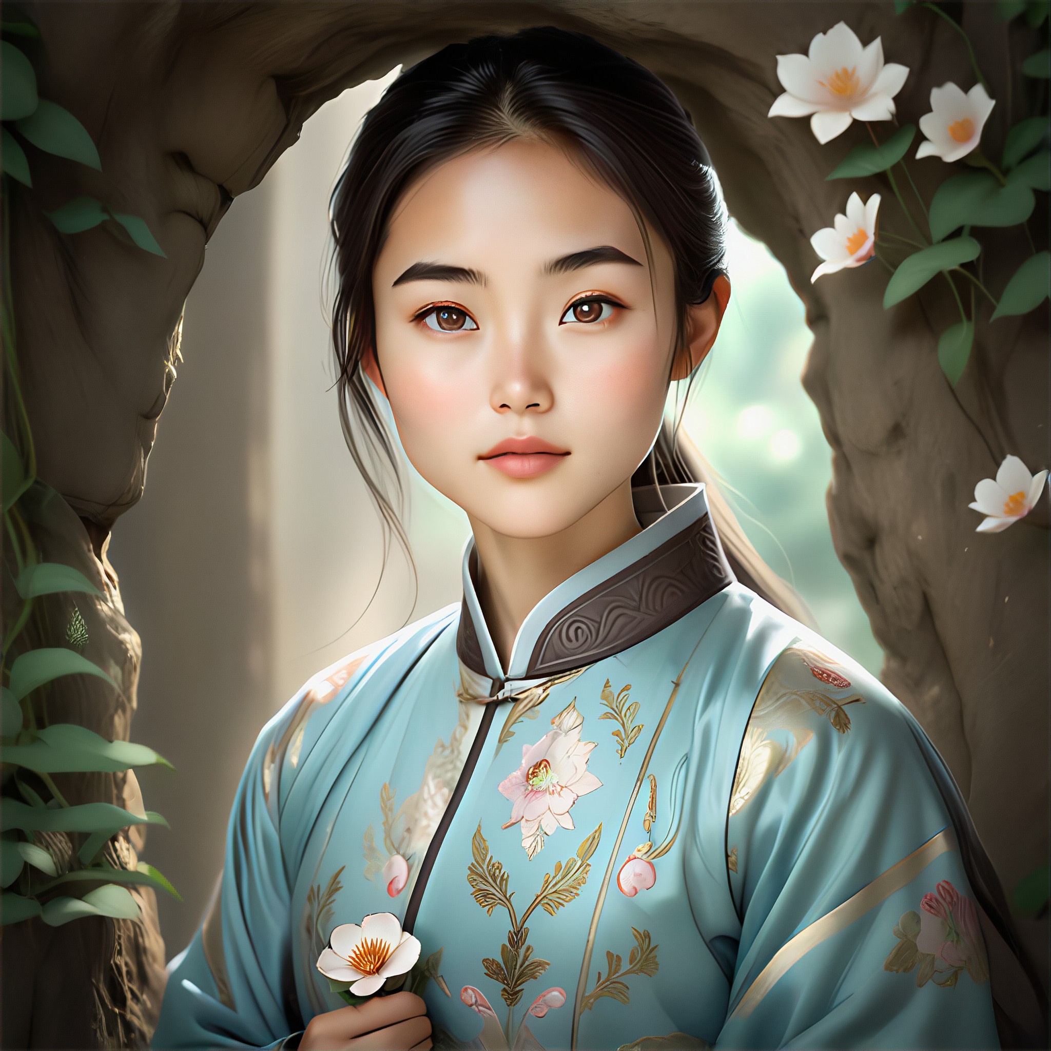 a1.art-generated Tian Ti Shan Grottoes image