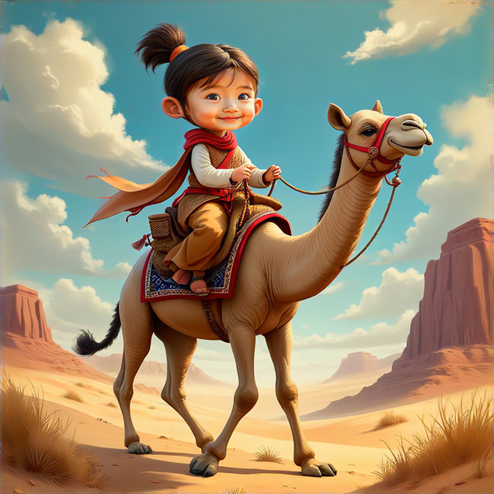 a1.art-generated Camel image