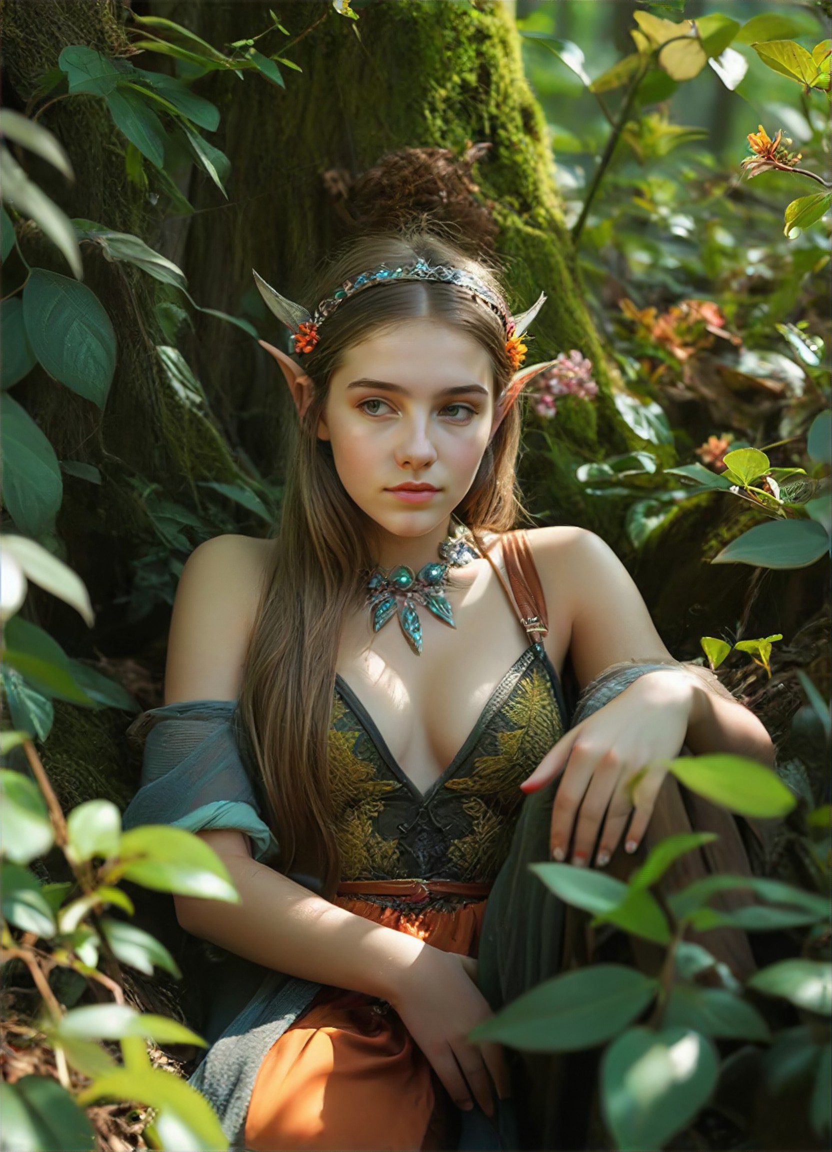 a1.art-generated Forest Stream image