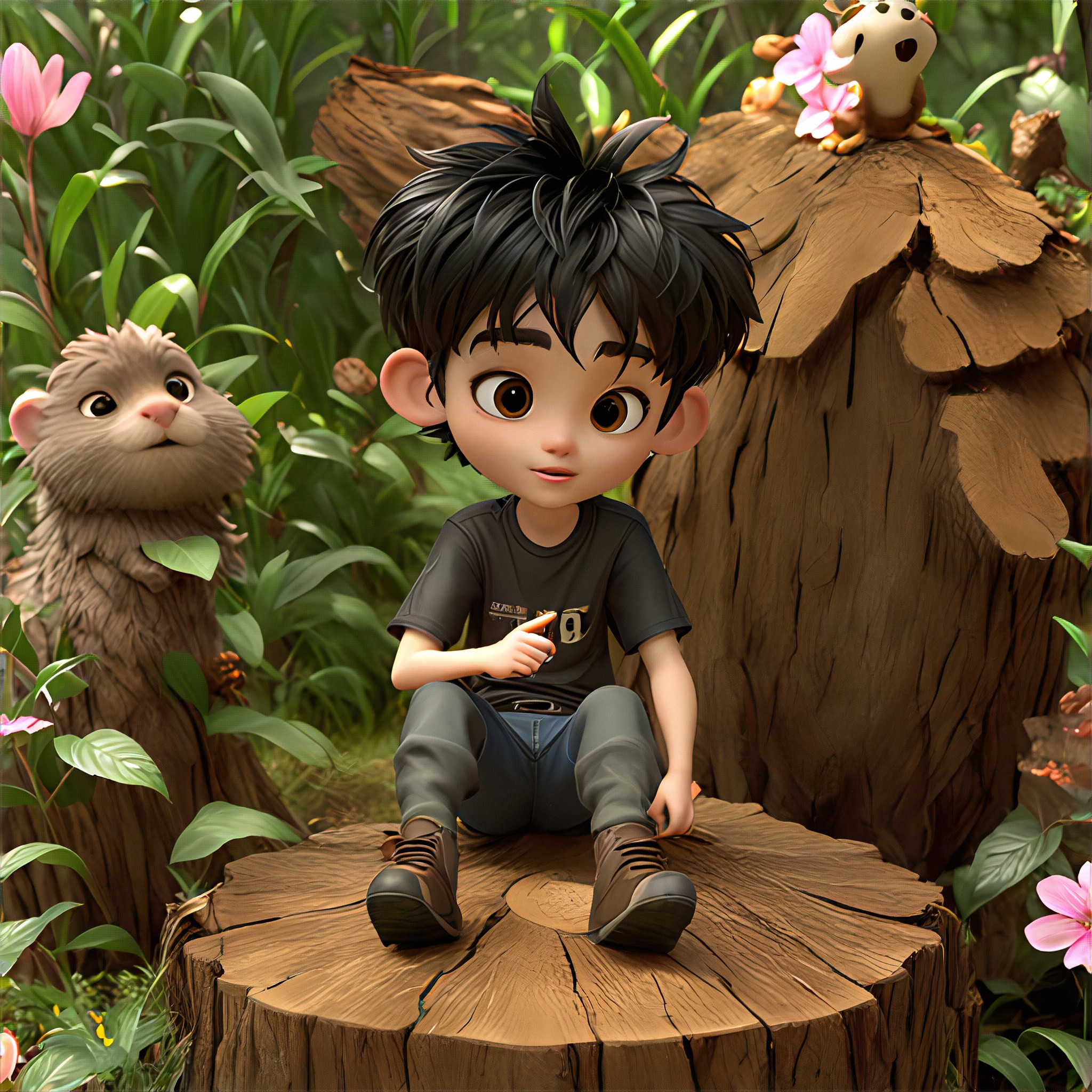 a1.art-generated Forest Scene image