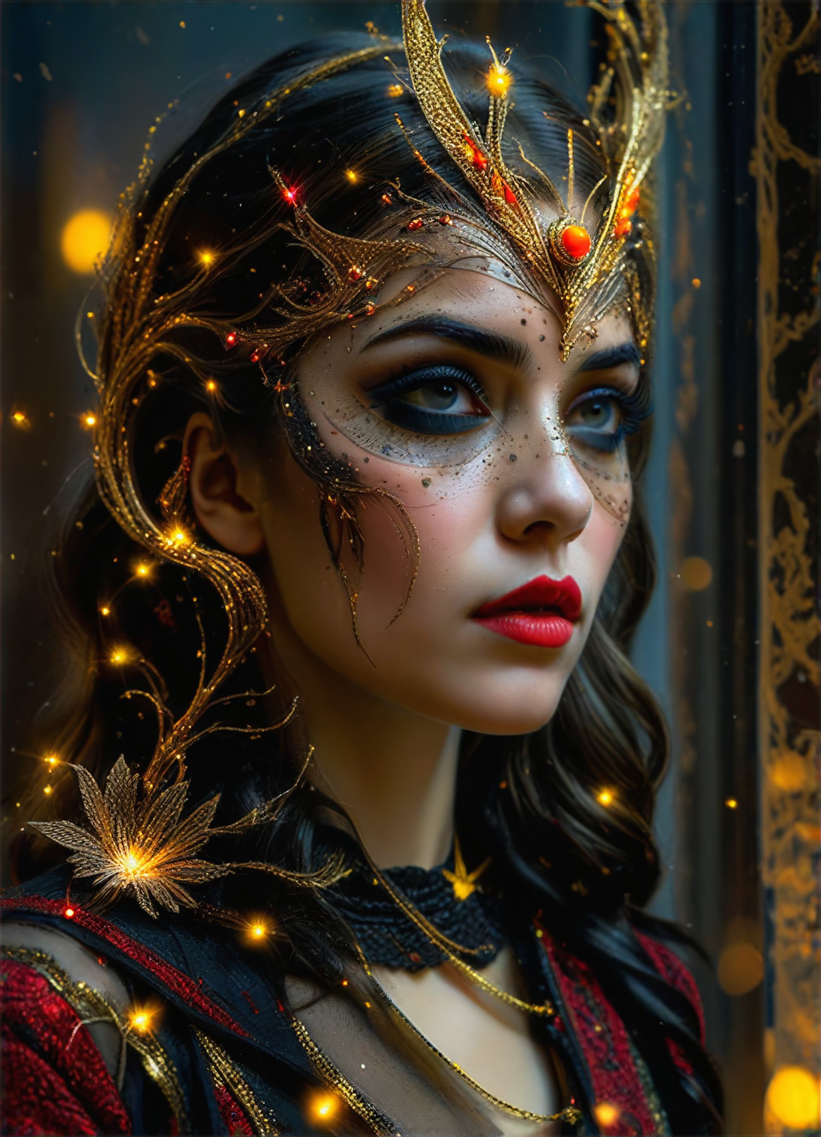 Mysterious girl image