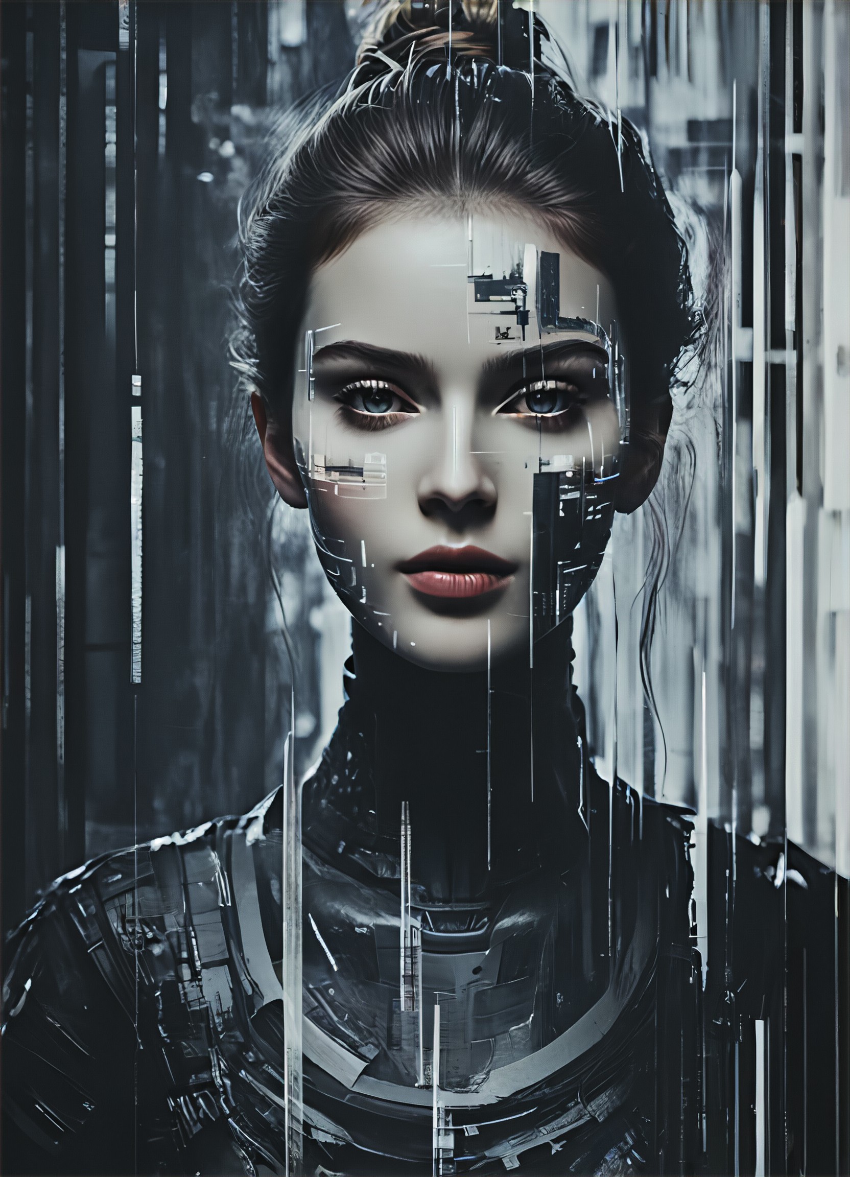 AI Futuristic Texture art generator