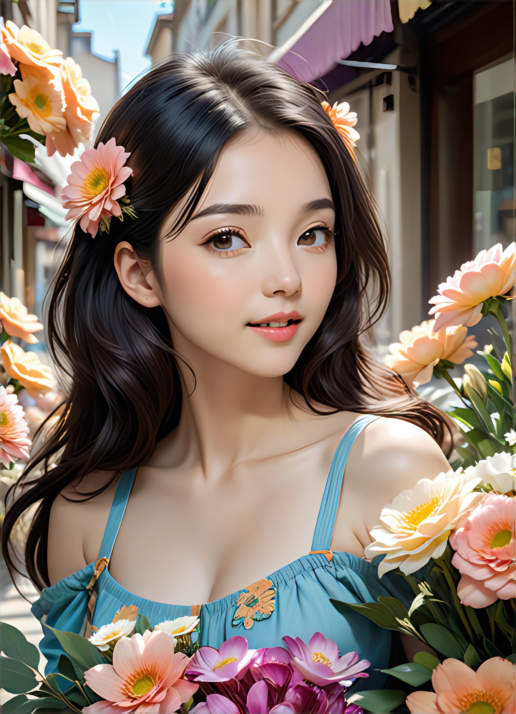 a1.art-generated Yellow Flowers image