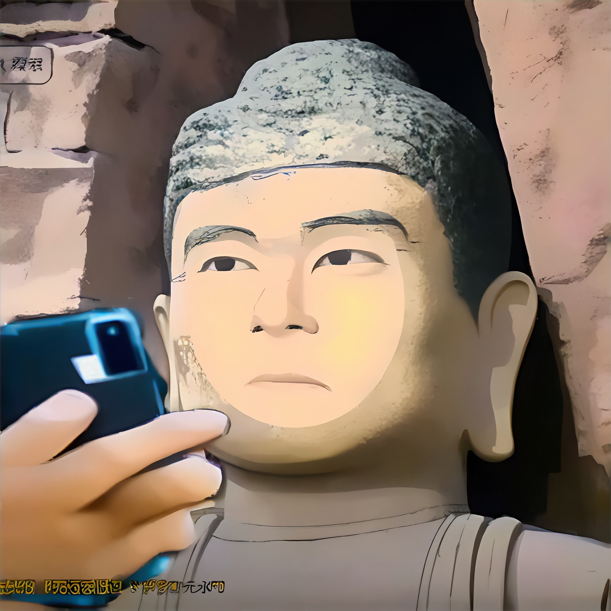 a1.art-generated Budha image