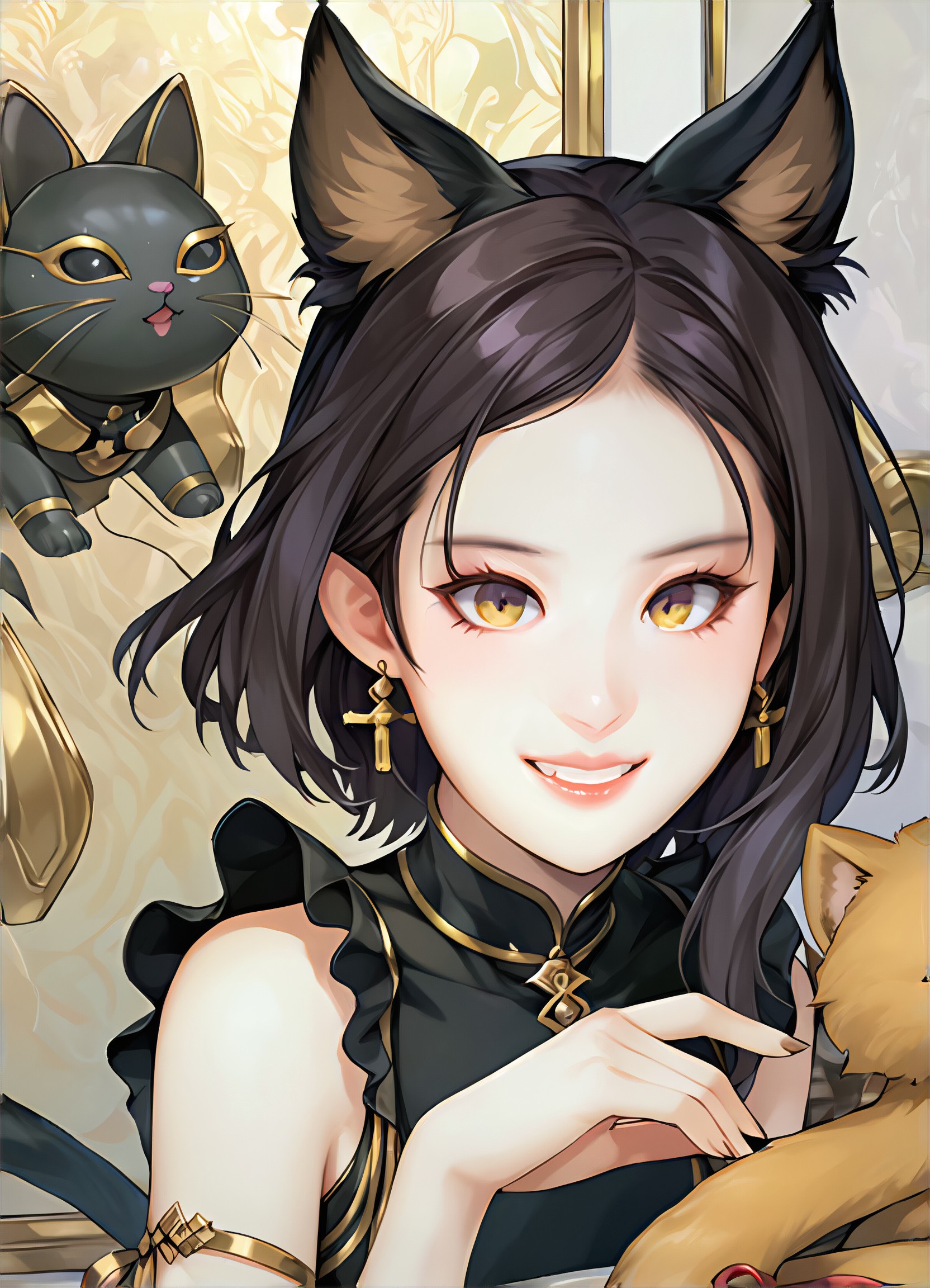 Cat personification image