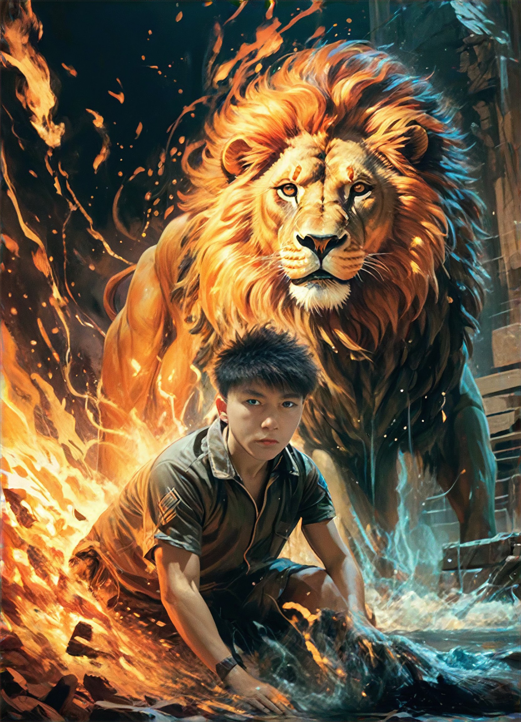 a1.art-generated Mythical Beast Motifs image