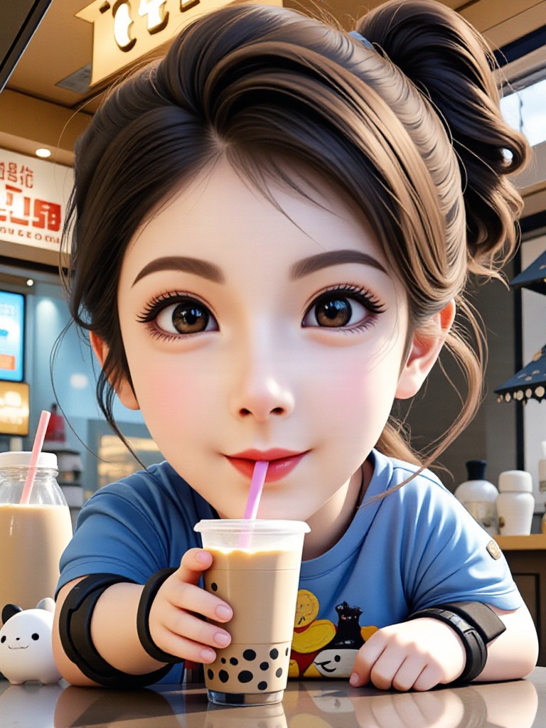 [Dynamic Super Cute Video] Super! Super! Super cute surprise expression when looking left and right!!! image